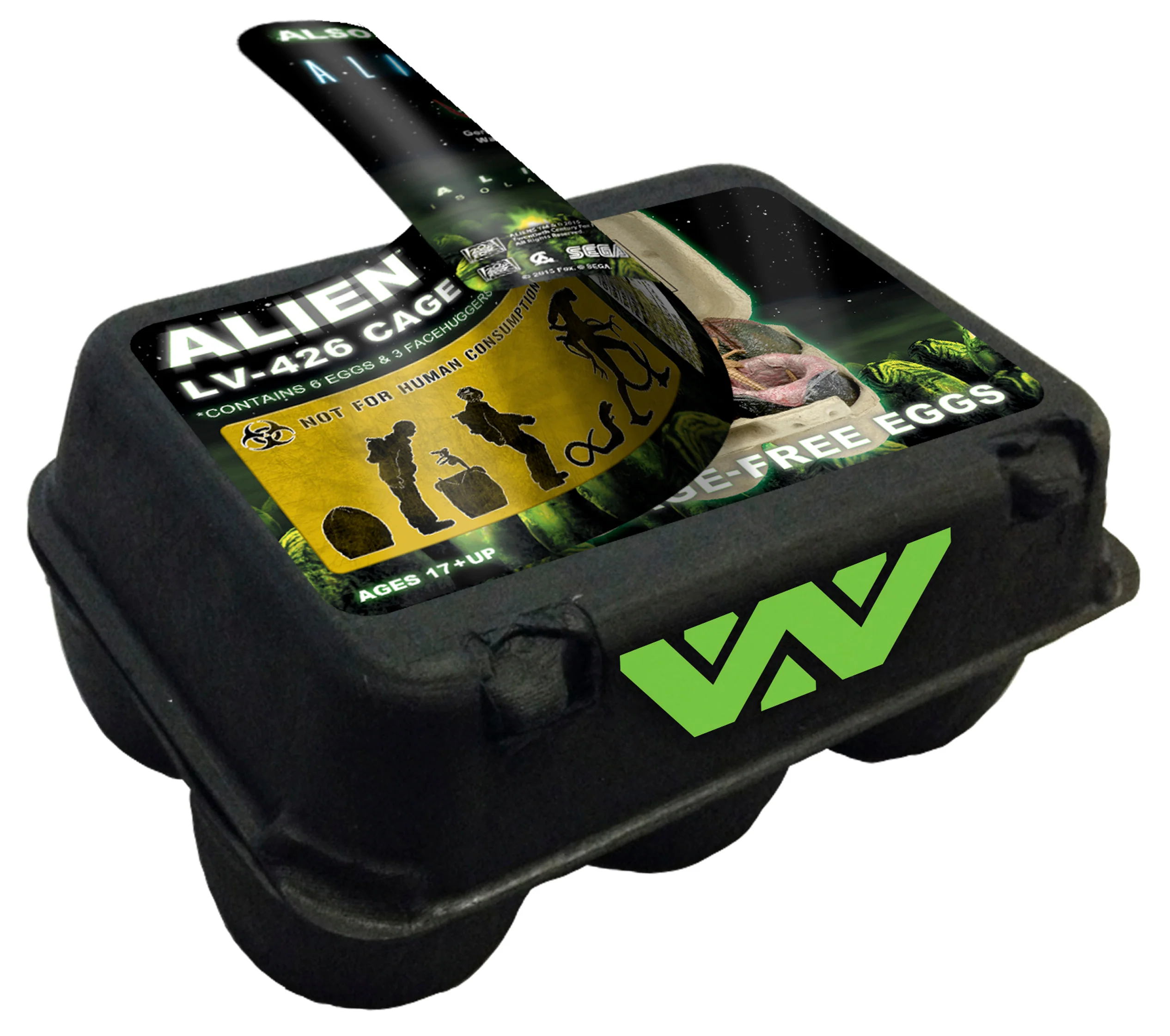 Alien - Glow-in-the-Dark Egg Set in Collectible Carton - Image 2
