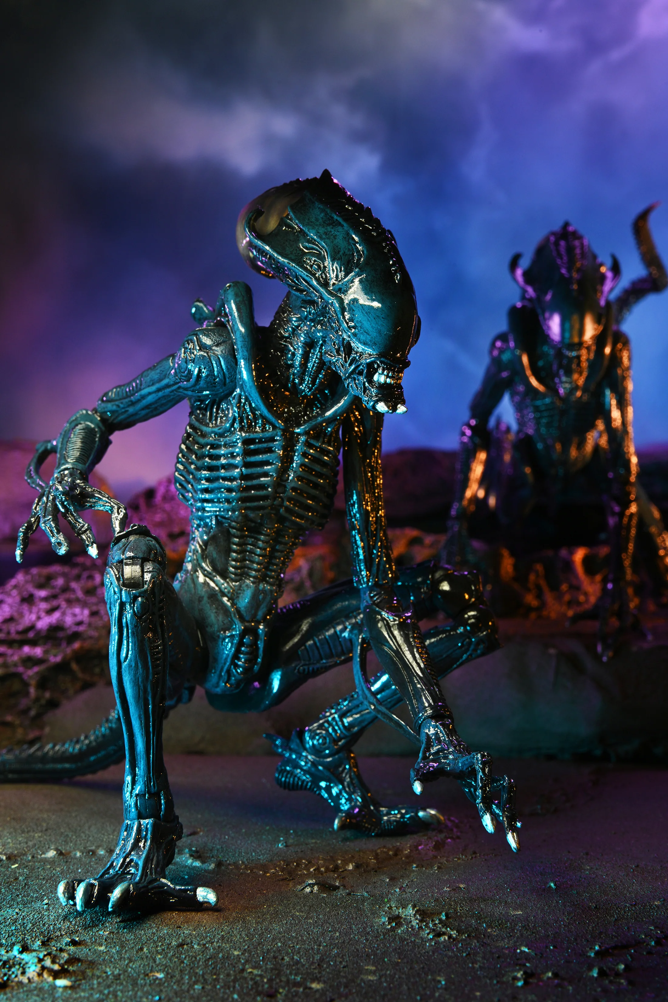 Alien vs Predator - Arachnoid Alien 7" Scale Action Figure (Movie Deco)