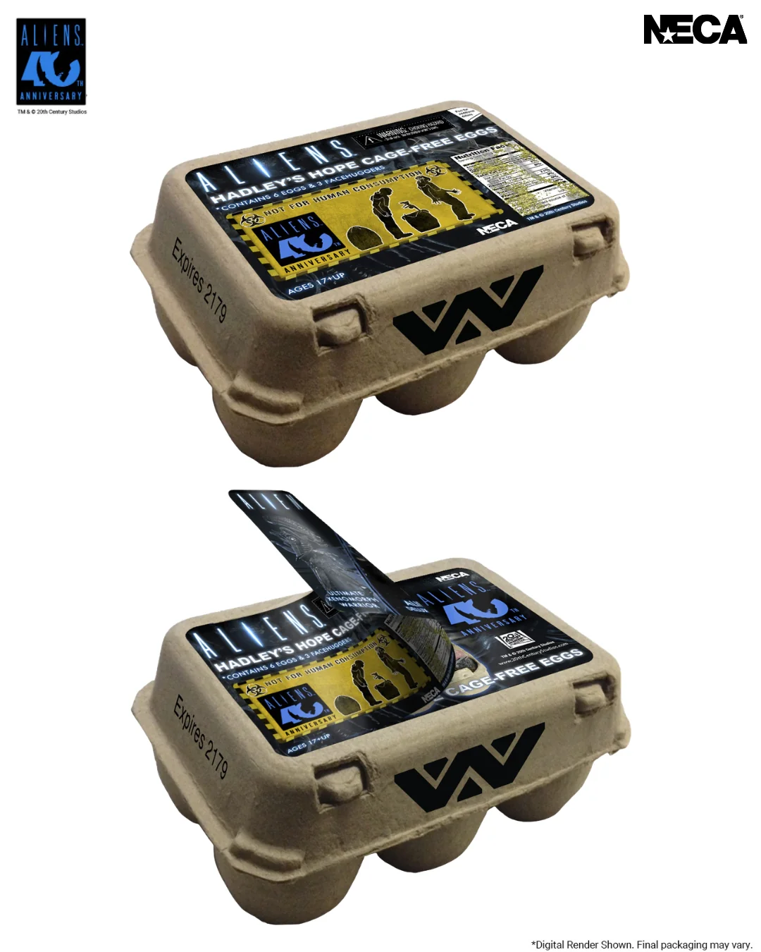 Aliens - 40th Anniversary Carton of Alien Eggs 6-Pack Accessory Pack (PRE-ORDER) - Image 8