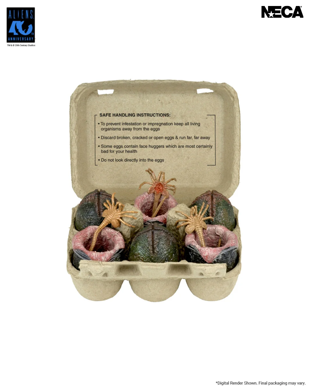 Aliens - 40th Anniversary Carton of Alien Eggs 6-Pack Accessory Pack (PRE-ORDER) - Image 9