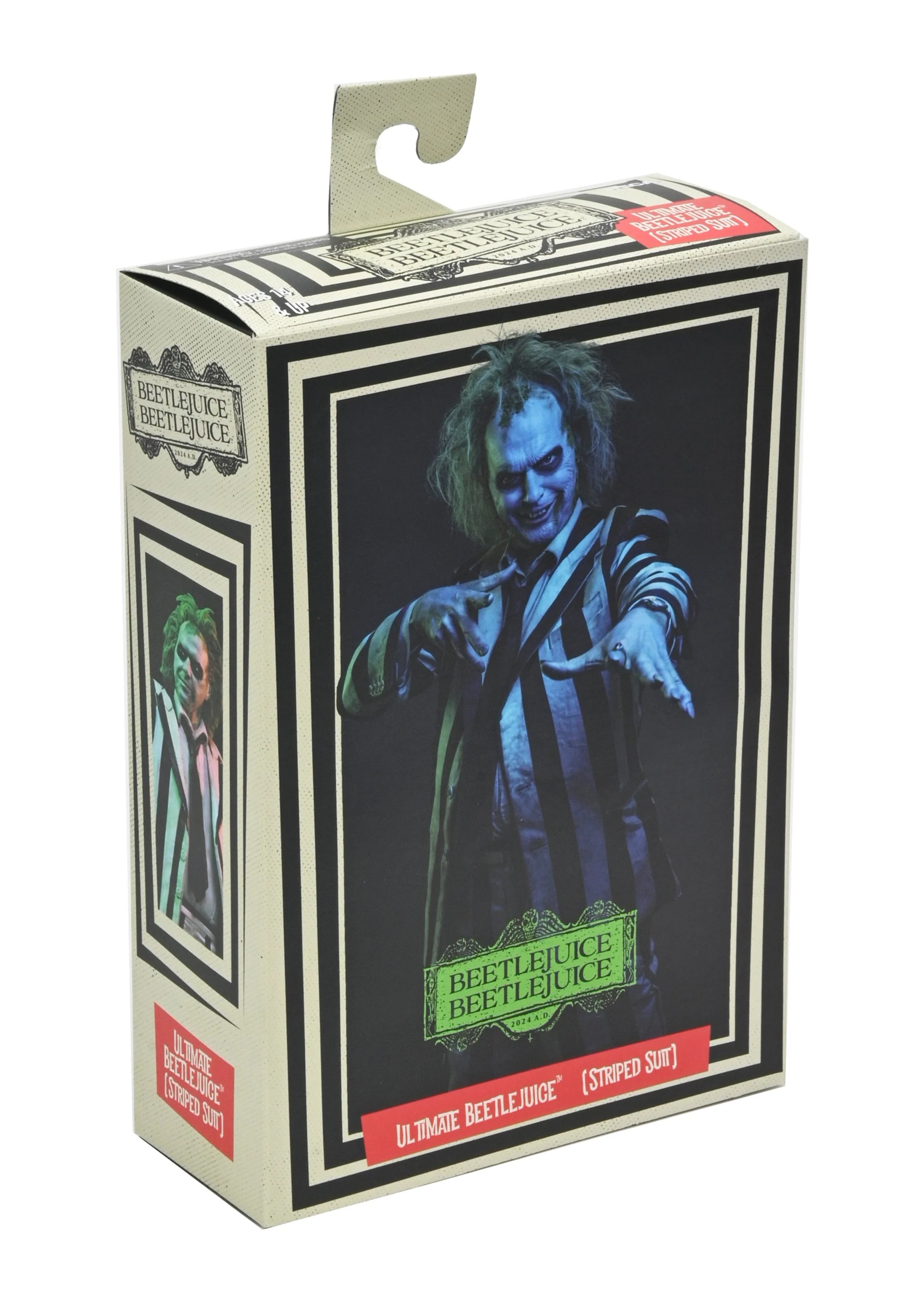 Beetlejuice Beetlejuice - Ultimate Striped Suit Beetlejuice 7" Scale Action Figure - Image 9