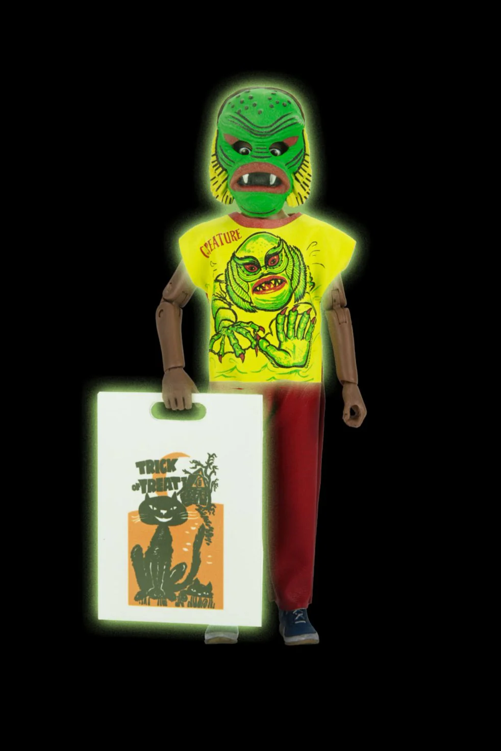 Ben Cooper Costume Kids Collection - Series 1 Bundle Glow-in-the-Dark Costumed Action Figures (Creature, Dracula, Frankenstein, Phantom, Vampire Girl) - Image 14