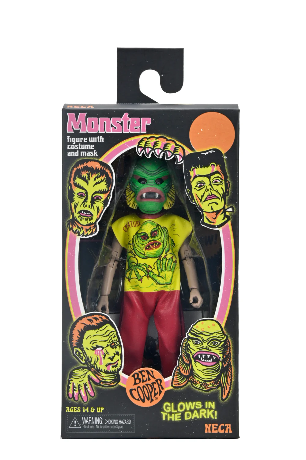 Ben Cooper Costume Kids Collection - Series 1 Bundle Glow-in-the-Dark Costumed Action Figures (Creature, Dracula, Frankenstein, Phantom, Vampire Girl) - Image 18