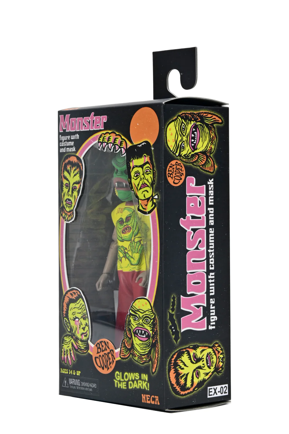 Ben Cooper Costume Kids Collection - Series 1 Bundle Glow-in-the-Dark Costumed Action Figures (Creature, Dracula, Frankenstein, Phantom, Vampire Girl) - Image 19