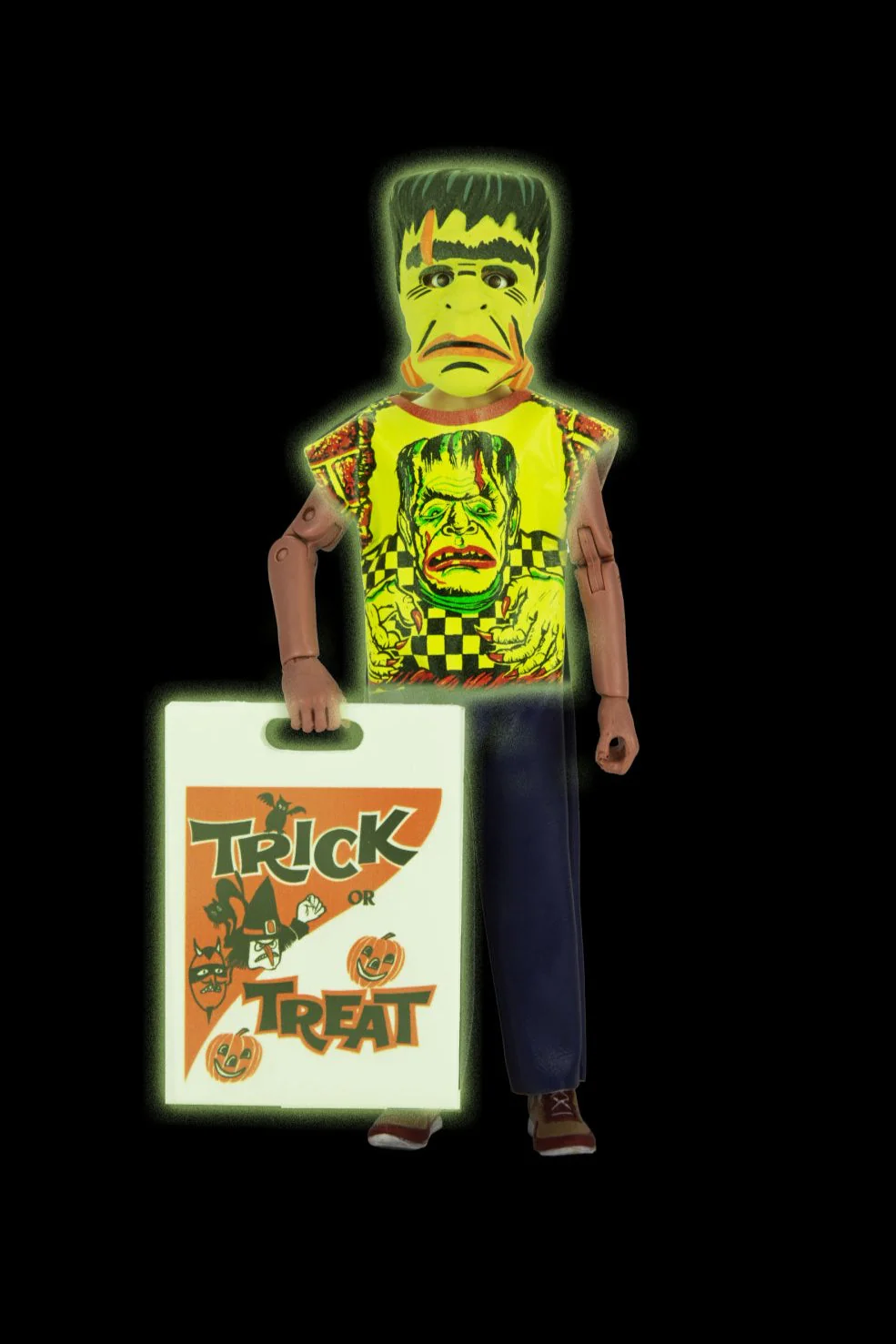 Ben Cooper Costume Kids Collection - Series 1 Bundle Glow-in-the-Dark Costumed Action Figures (Creature, Dracula, Frankenstein, Phantom, Vampire Girl) - Image 21