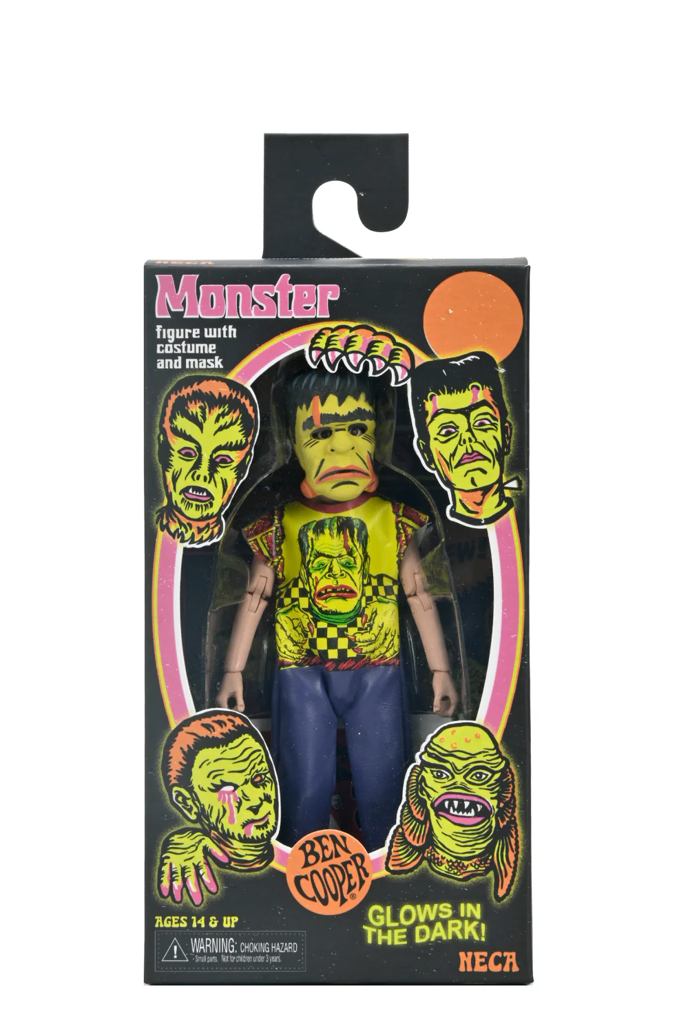 Ben Cooper Costume Kids Collection - Series 1 Bundle Glow-in-the-Dark Costumed Action Figures (Creature, Dracula, Frankenstein, Phantom, Vampire Girl) - Image 25