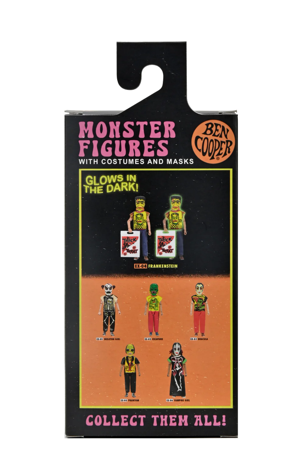 Ben Cooper Costume Kids Collection - Series 1 Bundle Glow-in-the-Dark Costumed Action Figures (Creature, Dracula, Frankenstein, Phantom, Vampire Girl) - Image 27