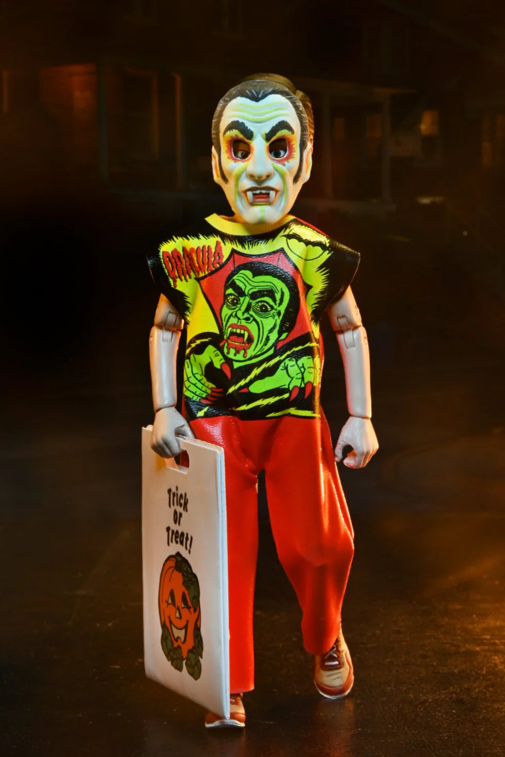 Ben Cooper Costume Kids Collection - Series 1 Bundle Glow-in-the-Dark Costumed Action Figures (Creature, Dracula, Frankenstein, Phantom, Vampire Girl) - Image 9