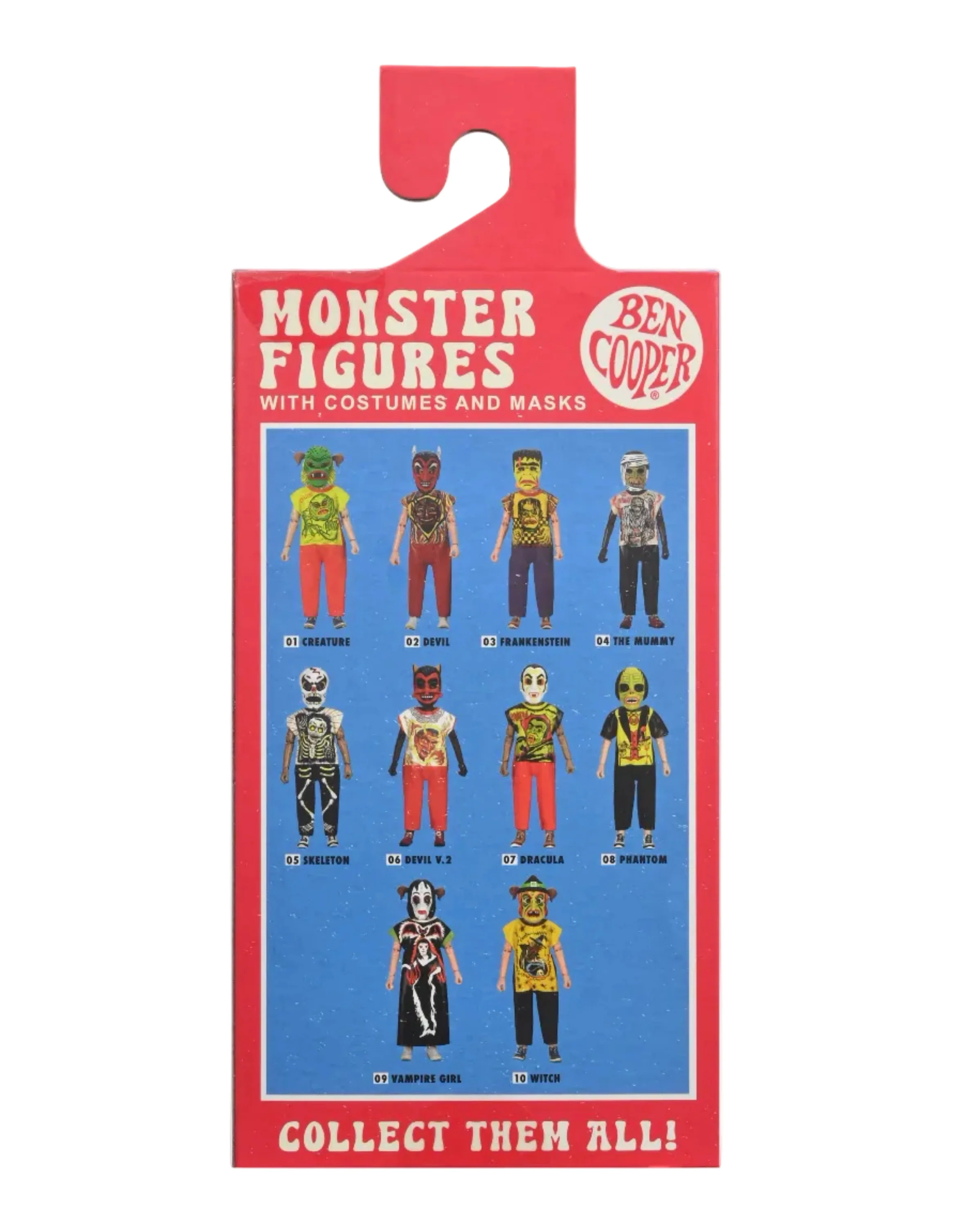 Ben Cooper Costume Kids Collection - Series 2 Costumed Action Figure Bundle (Devil V.2, Dracula, Vampire Girl, Phantom & Witch) - Image 26