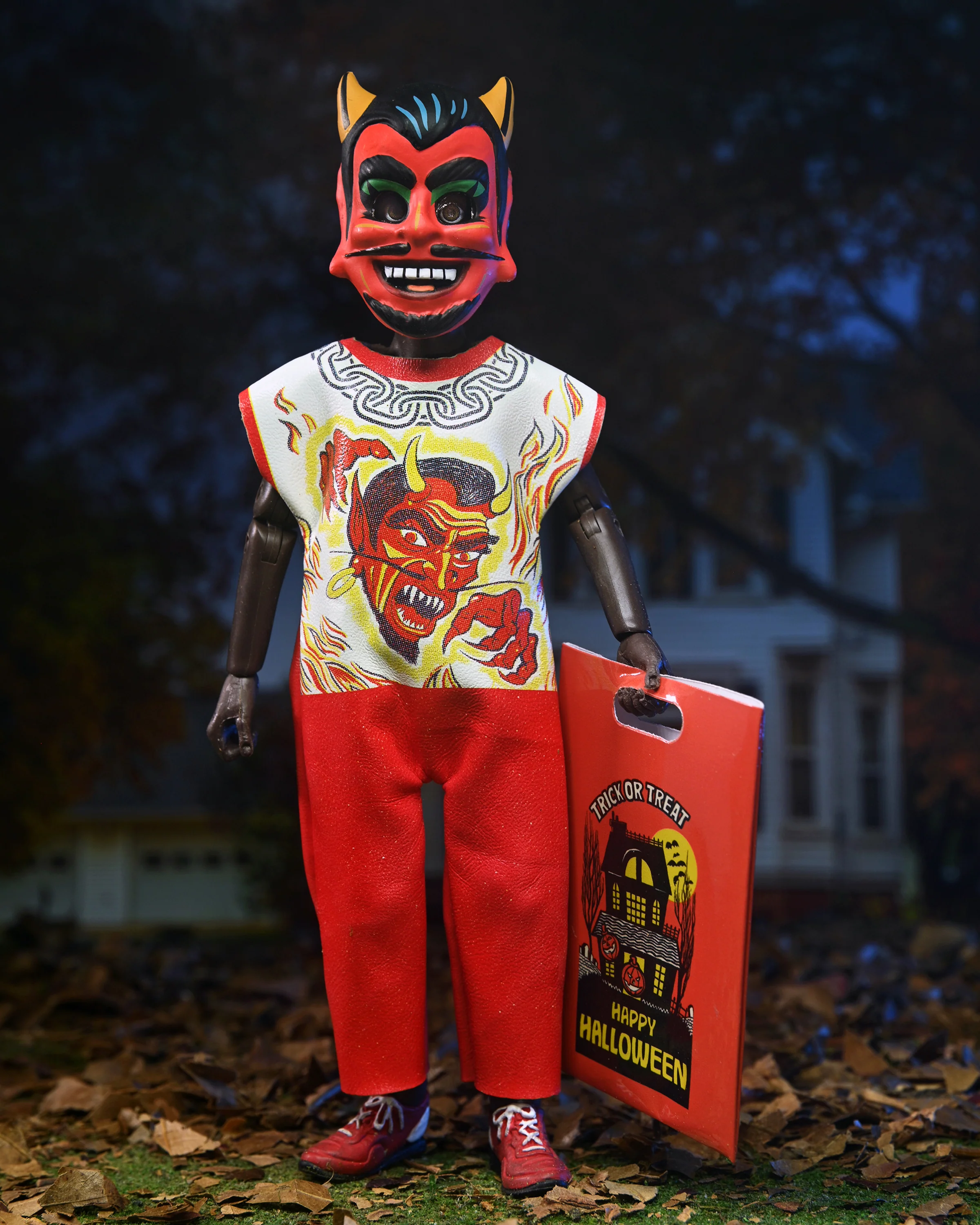 Ben Cooper Costume Kids Collection - Series 2 Costumed Action Figure Bundle (Devil V.2, Dracula, Vampire Girl, Phantom & Witch) - Image 4