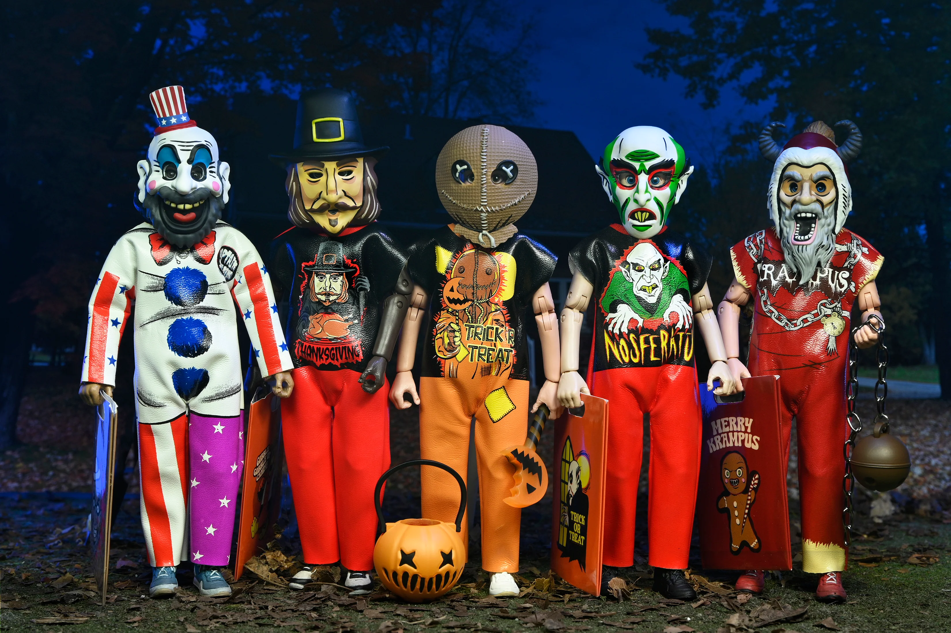 Ben Cooper Costume Kids Collection – Series 4 Bundle Costumed Action Figures (Count Orlok, Captain Spaulding, Trick 'r Treat Sam, John Carver, Krampus) - Image 3