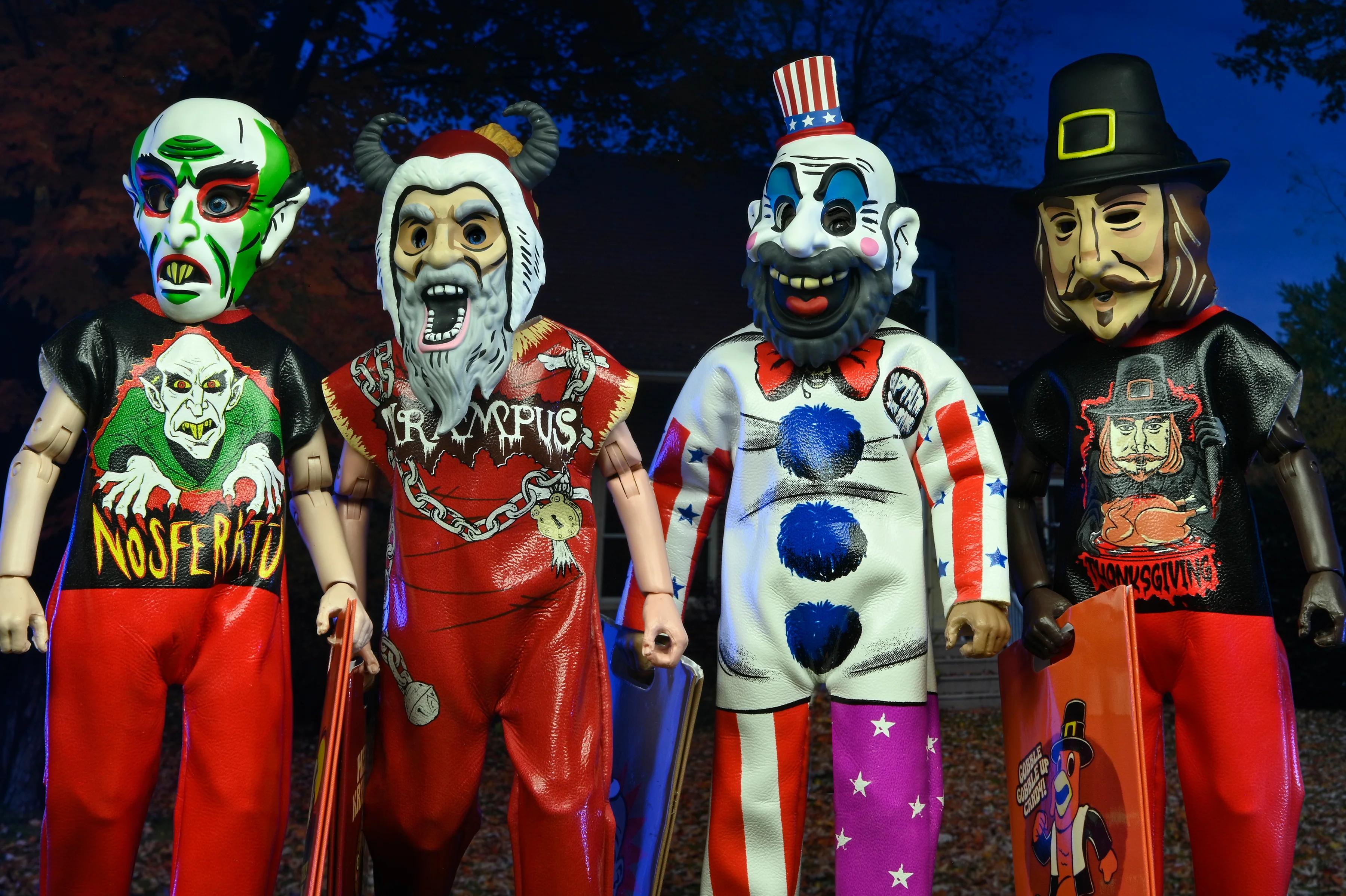 Ben Cooper Costume Kids Collection – Series 4 Bundle Costumed Action Figures (Count Orlok, Captain Spaulding, Trick 'r Treat Sam, John Carver, Krampus) - Image 4