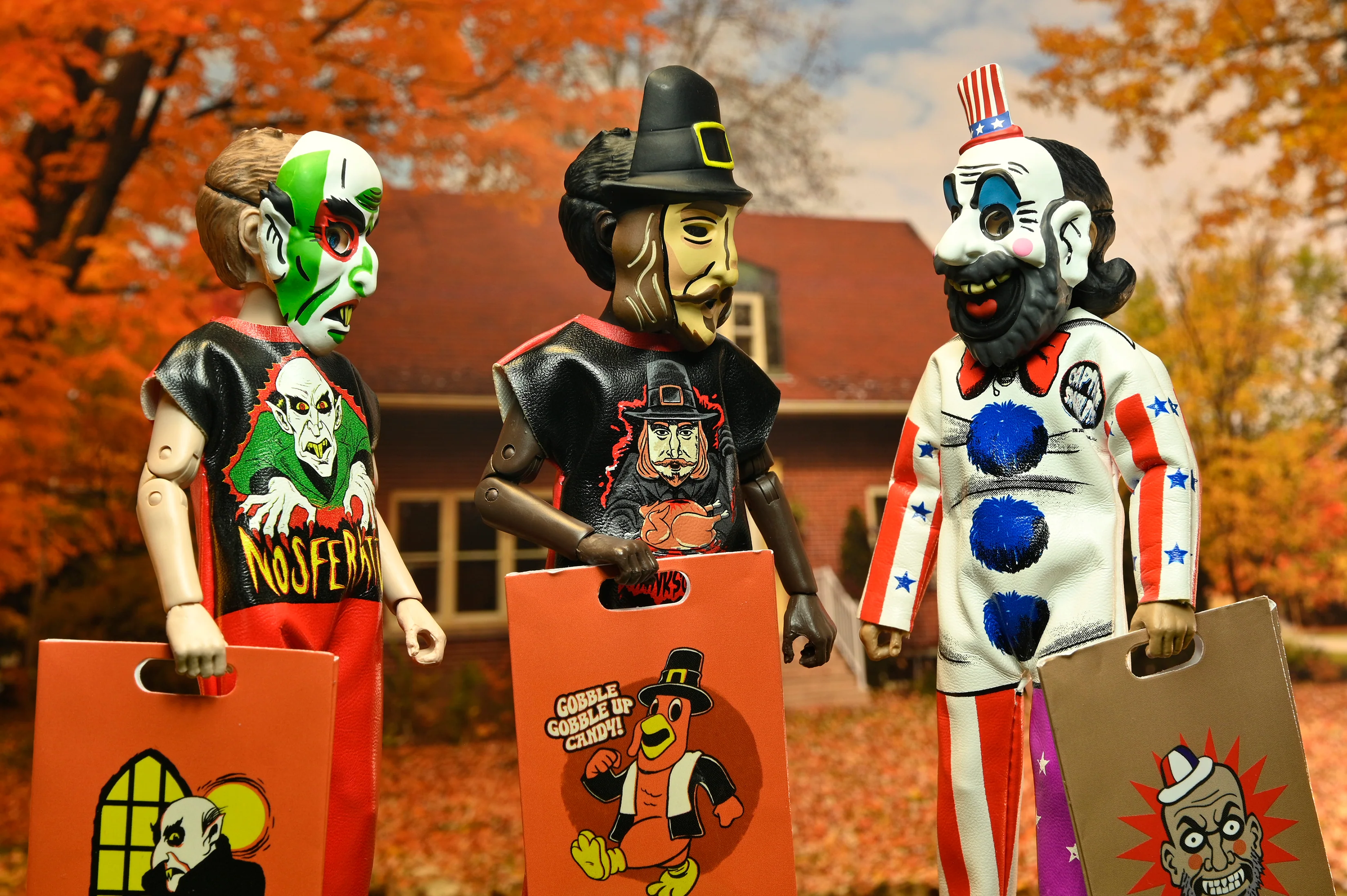Ben Cooper Costume Kids Collection – Series 4 Bundle Costumed Action Figures (Count Orlok, Captain Spaulding, Trick 'r Treat Sam, John Carver, Krampus) - Image 6