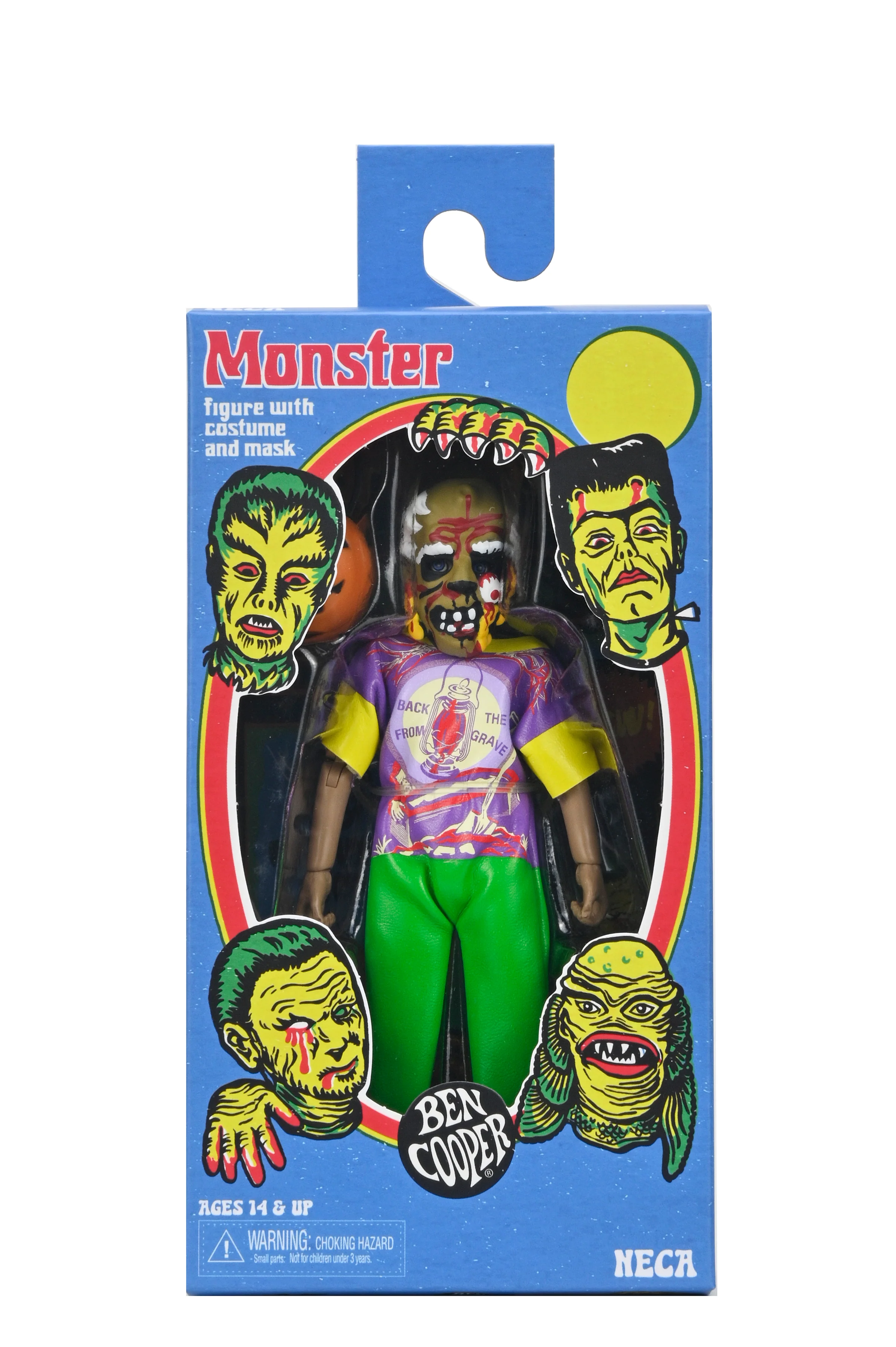 Ben Cooper Costume Kids Collection - Series 6 Costumed Action Figure Bundle (Clown, Metaluna Mutant, Spooky Monster, Visible Man, Wolfman) - Image 15