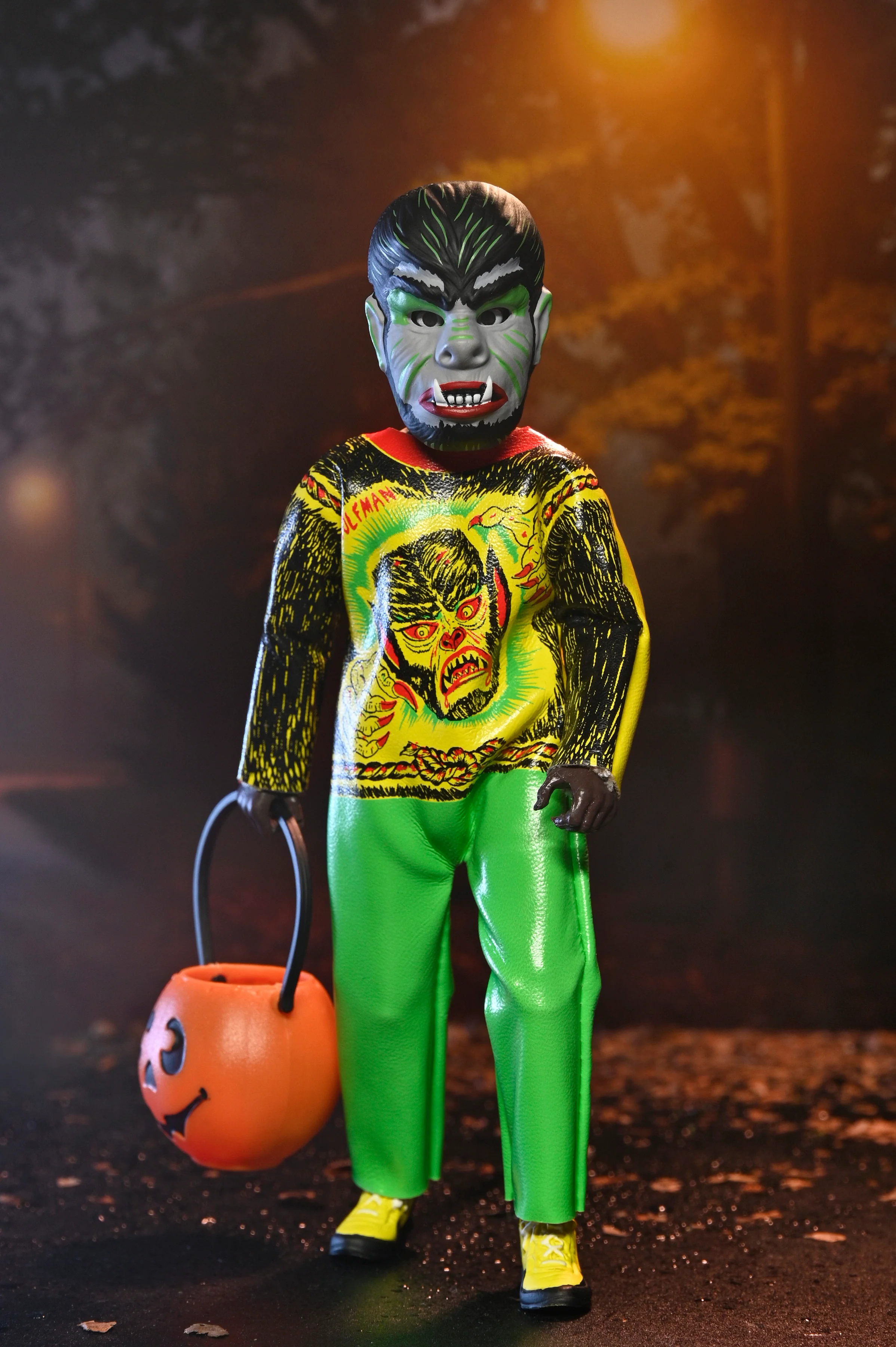 Ben Cooper Costume Kids Collection - Series 6 Costumed Action Figure Bundle (Clown, Metaluna Mutant, Spooky Monster, Visible Man, Wolfman) - Image 21