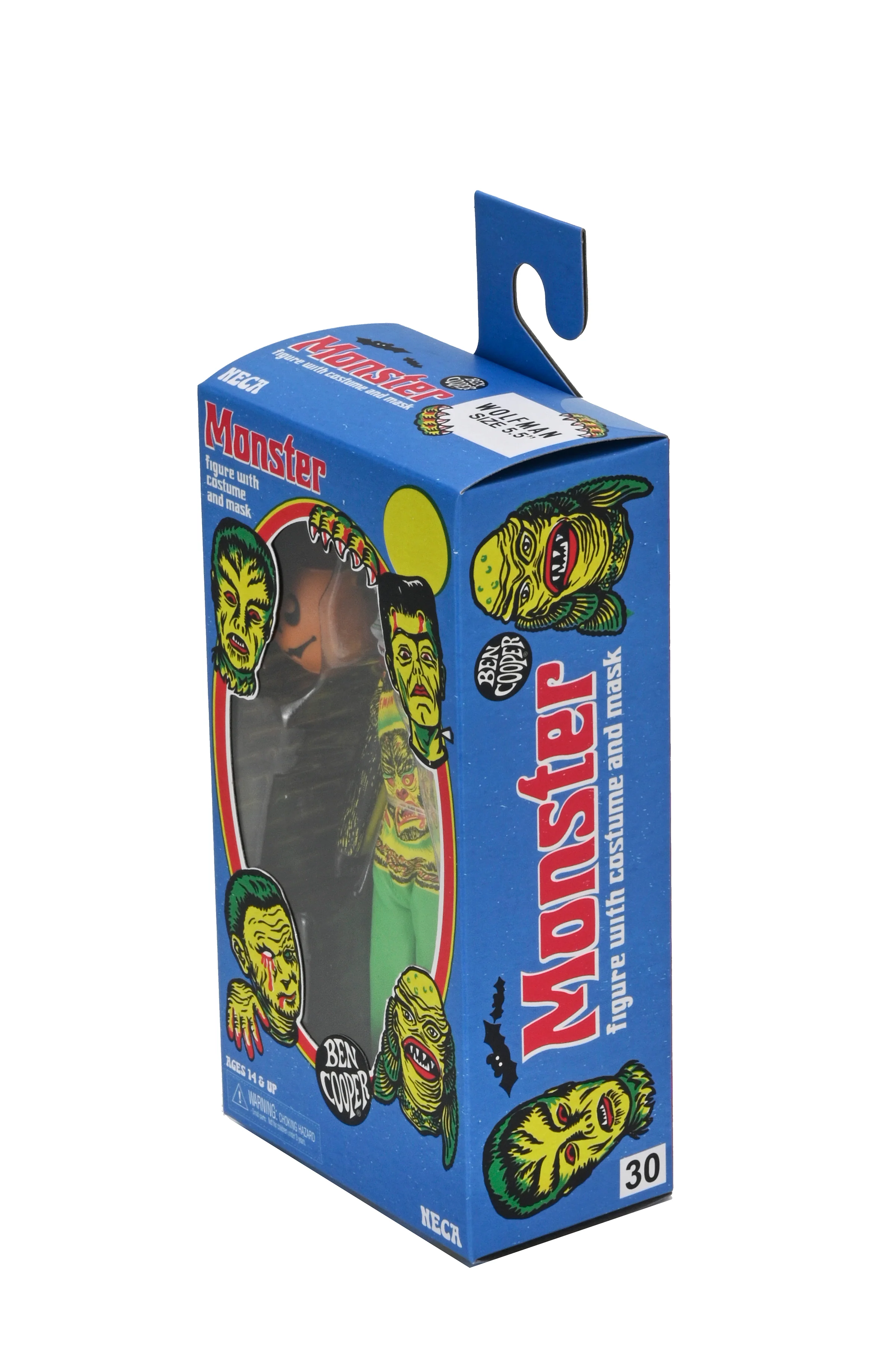 Ben Cooper Costume Kids Collection - Series 6 Costumed Action Figure Bundle (Clown, Metaluna Mutant, Spooky Monster, Visible Man, Wolfman) - Image 22