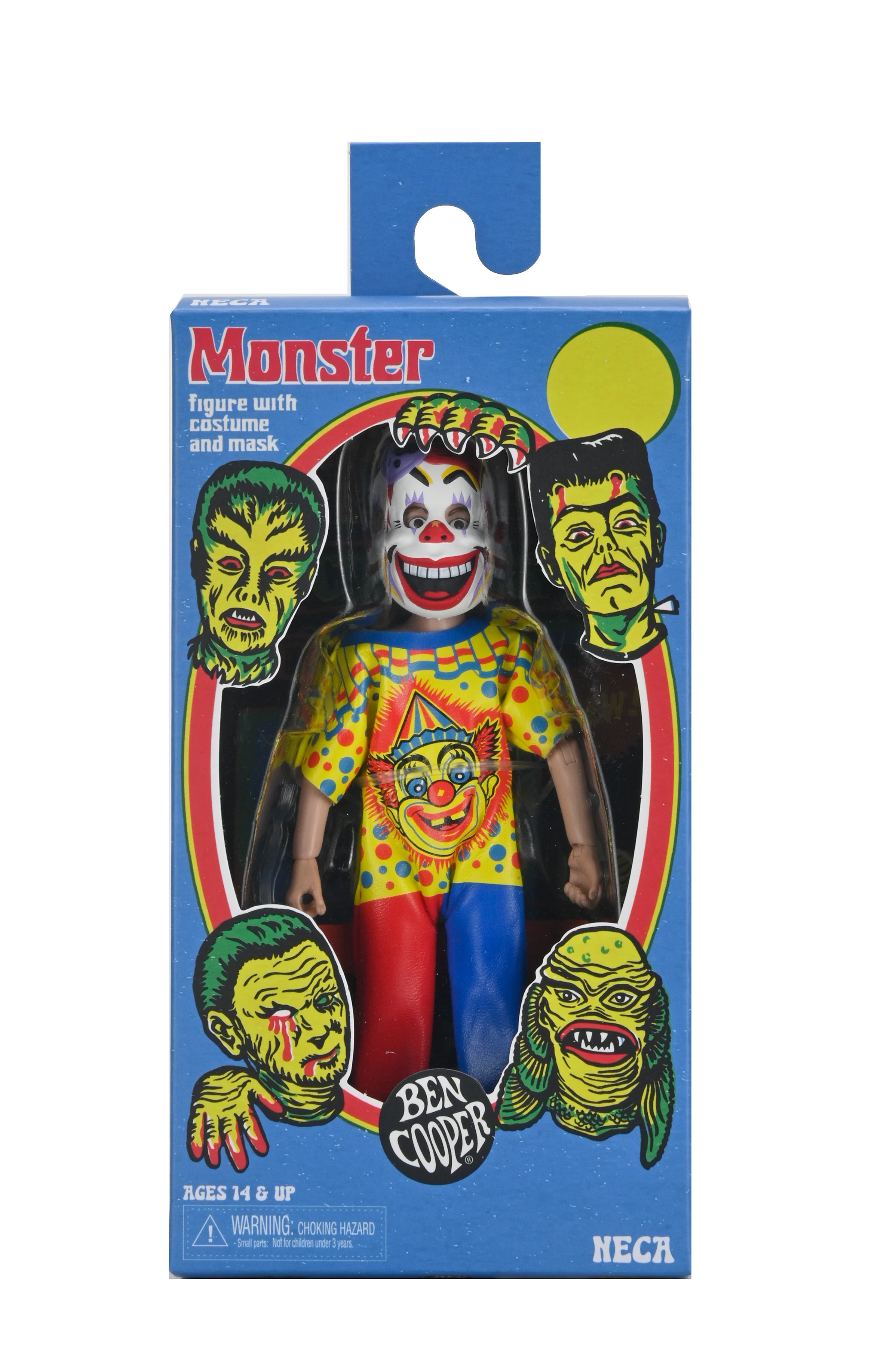 Ben Cooper Costume Kids Collection - Series 6 Costumed Action Figure Bundle (Clown, Metaluna Mutant, Spooky Monster, Visible Man, Wolfman) - Image 5