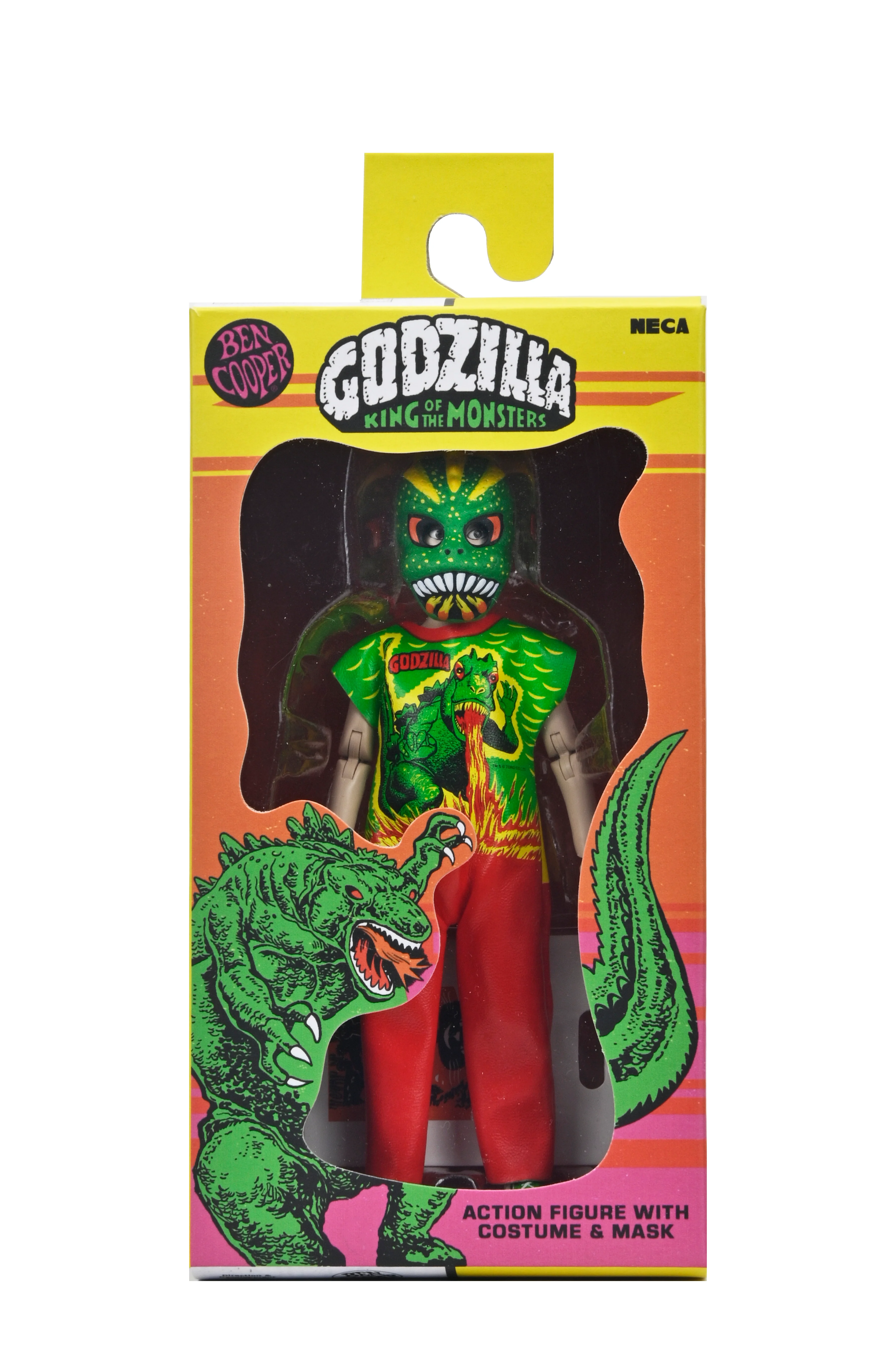 Ben Cooper Costume Kids Collection - Series 7 Costumed Action Figure Bundle (Godzilla, Jaws, Warrior, Tarman, The Fly) - Image 7