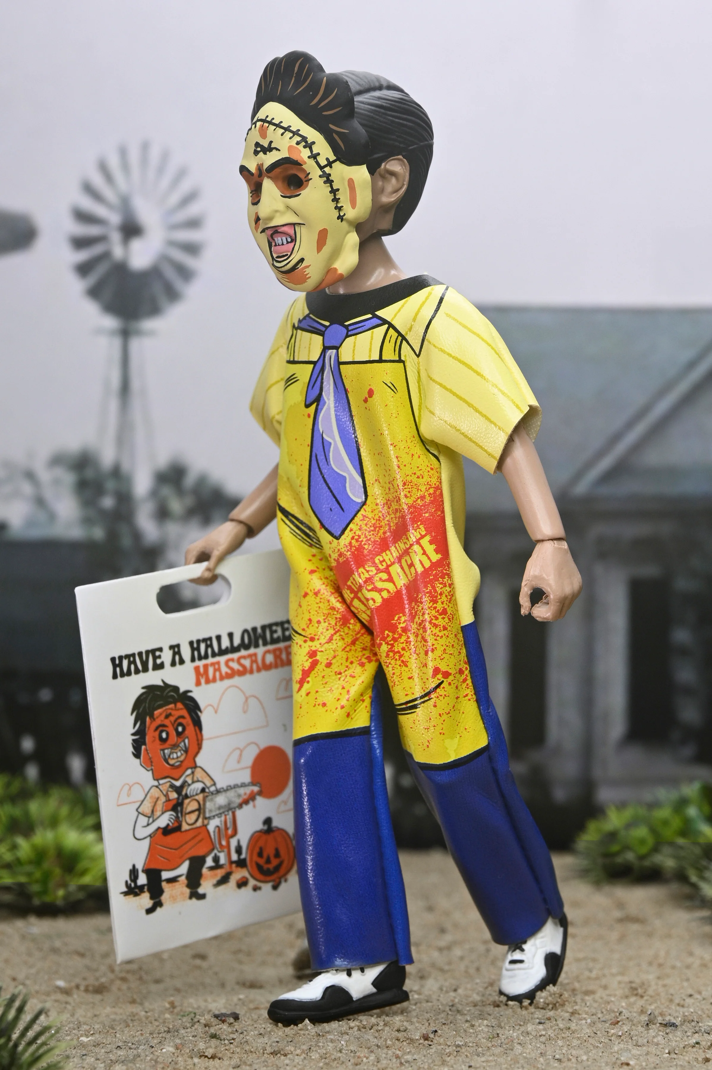 Ben Cooper Costume Kids Collection - Series 9 Costumed Action Figure Bundle (Leatherface, Michael Myers, Billy the Puppet, Pennywise & Art the Clown) - Image 6