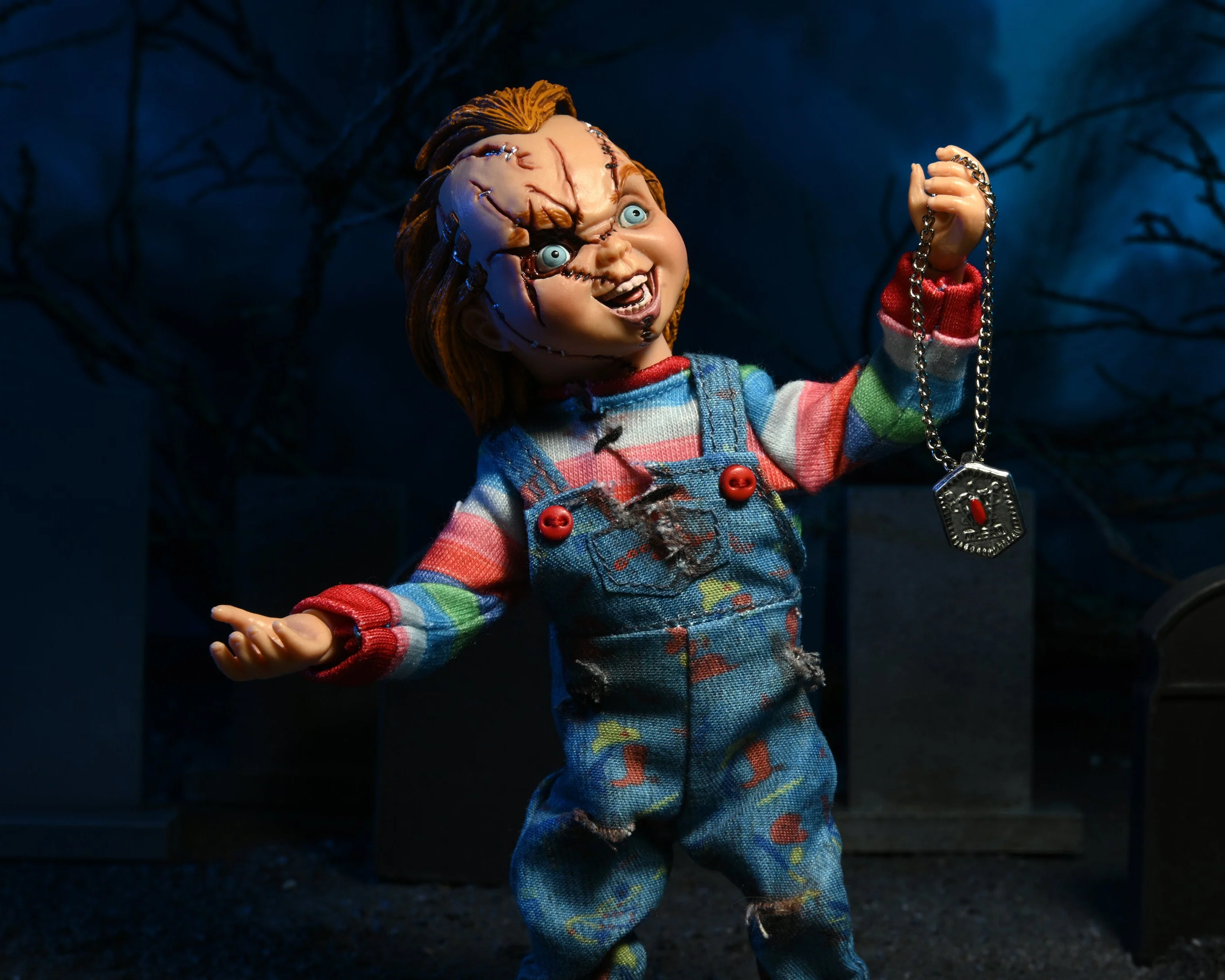 Bride of Chucky - Chucky and Tiffany 8" Clothed Action Figure (2-Pack) - Image 8