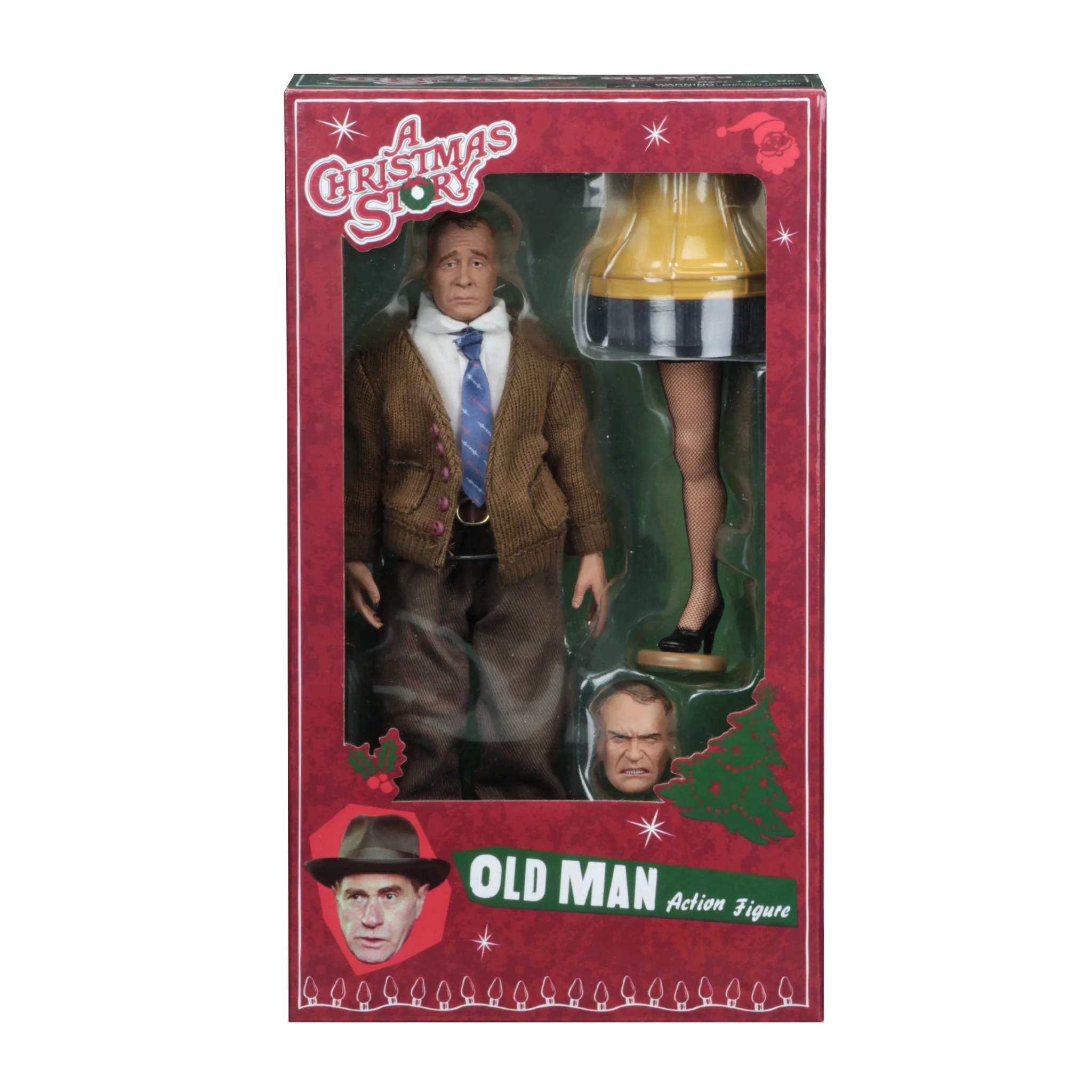 A Christmas Story - Old Man 8” Clothed Figure - Image 3