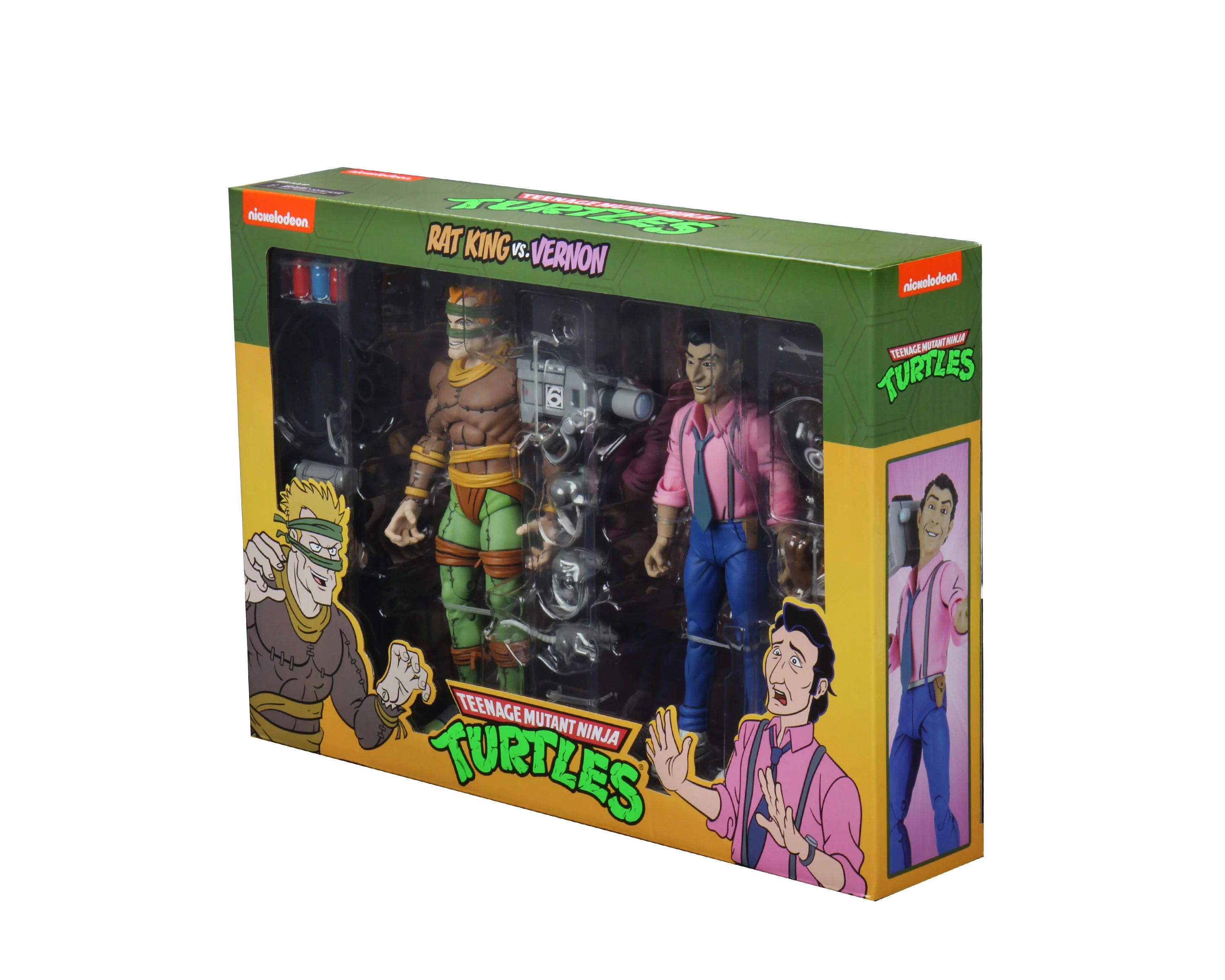 Teenage Mutant Ninja Turtles (Cartoon) – Rat King & Vernon 7” Scale Action Figure (2-Pack) - Image 3