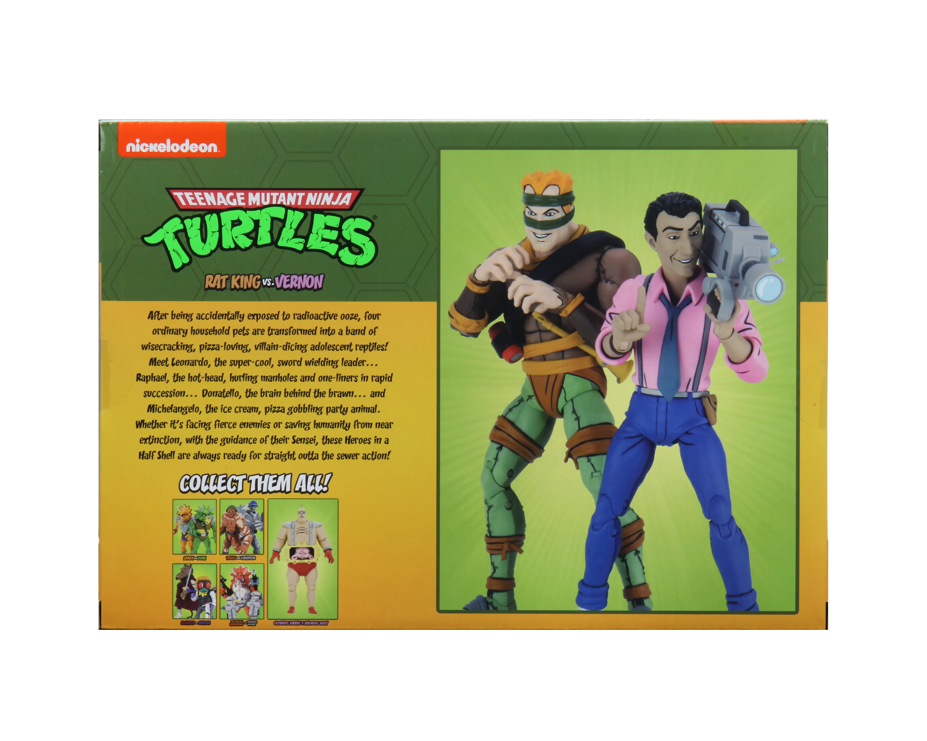 Teenage Mutant Ninja Turtles (Cartoon) – Rat King & Vernon 7” Scale Action Figure (2-Pack) - Image 4