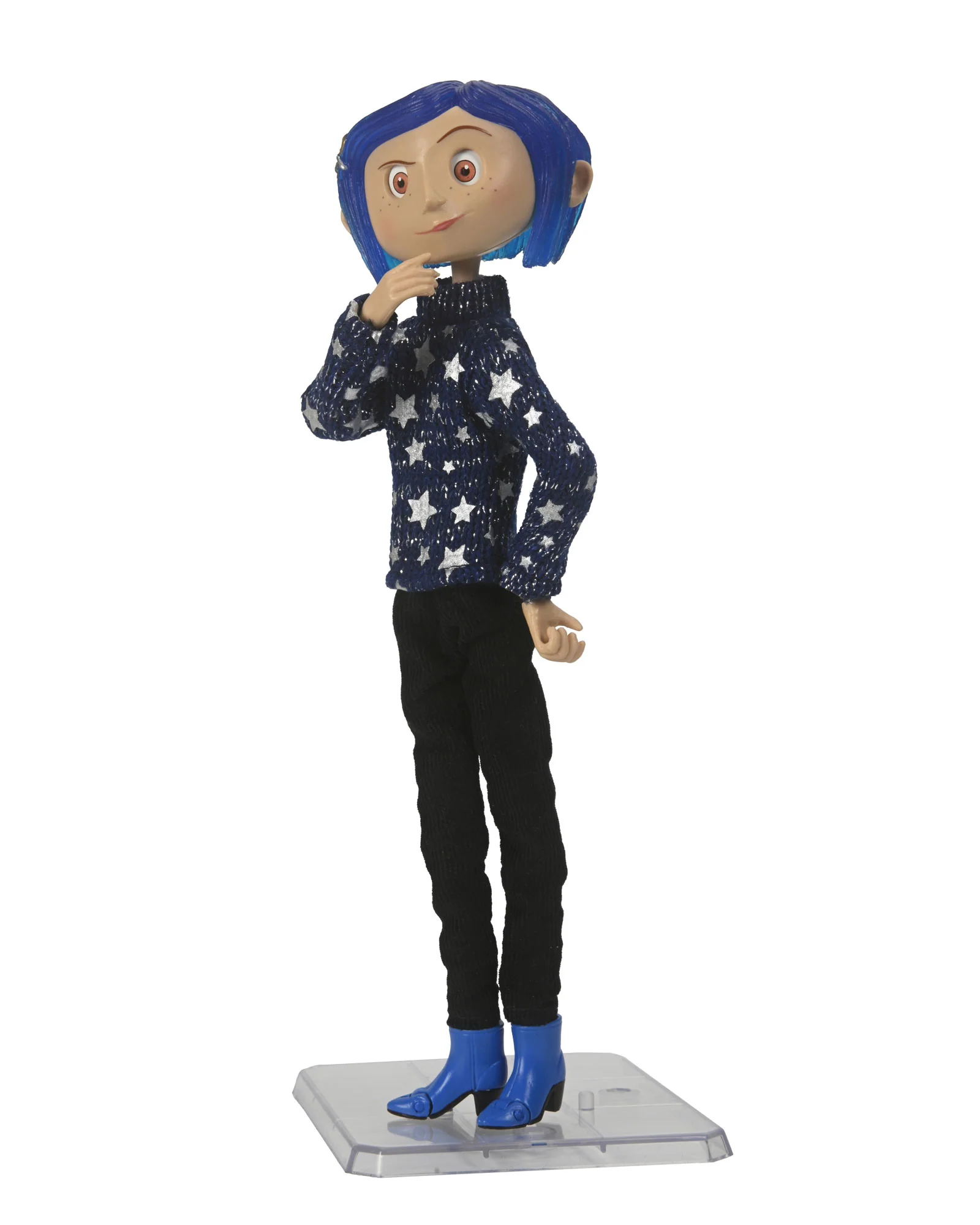 Coraline in Star Sweater 7” Articulated Figure with signed Dave McKean Lithograph - Image 2