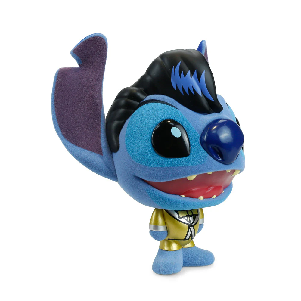 Disney Stitch - Elvis Bhunny 4” Flocked Vinyl Figure Set of 3 - Image 4