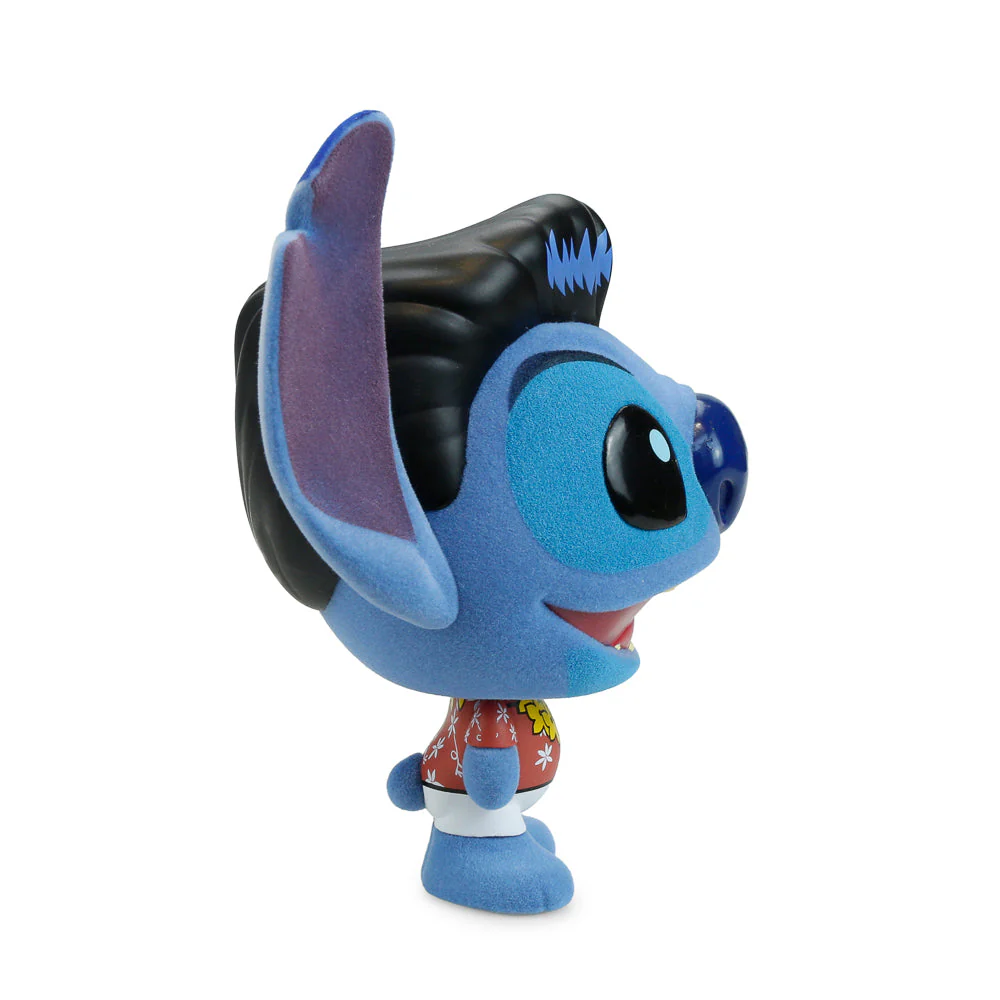 Disney Stitch - Hawaiian Elvis Bhunny 4" Flocked Vinyl Figure - Image 3