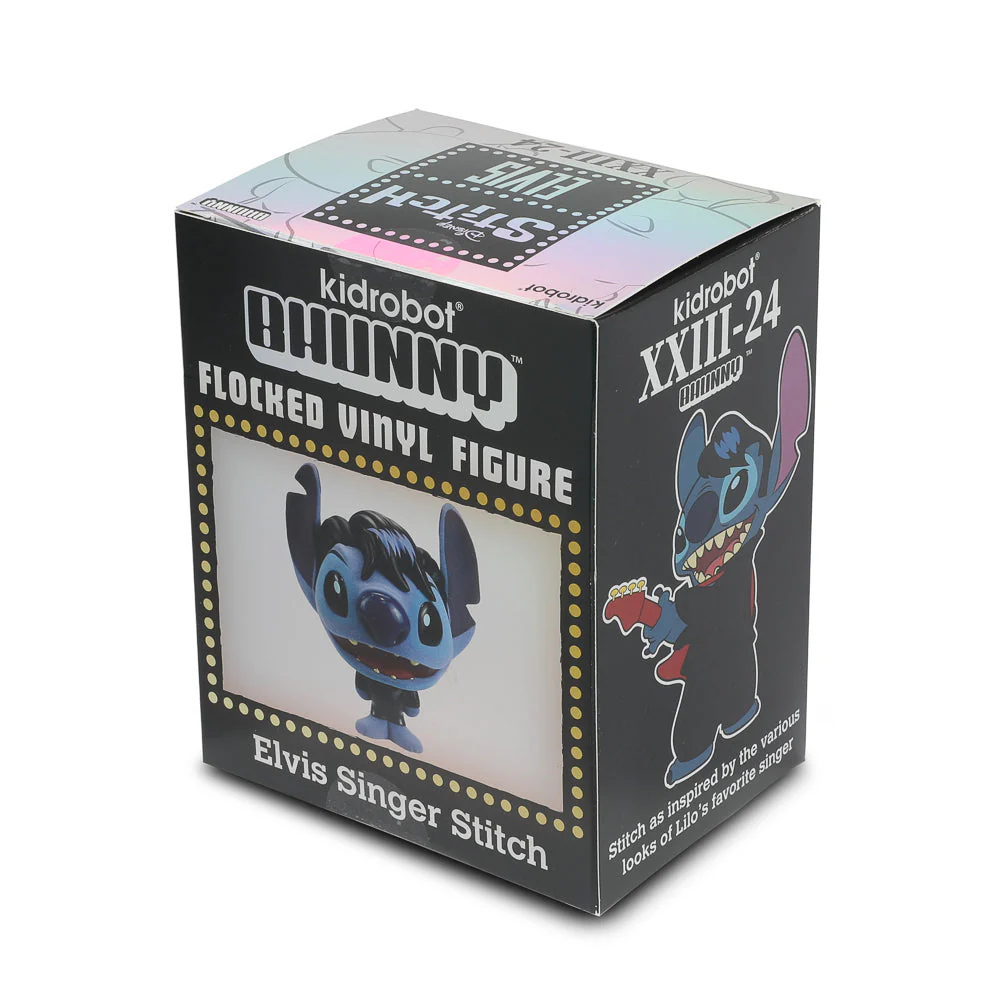 Disney Stitch - Singer Elvis Bhunny 4" Flocked Vinyl Figure - Image 10