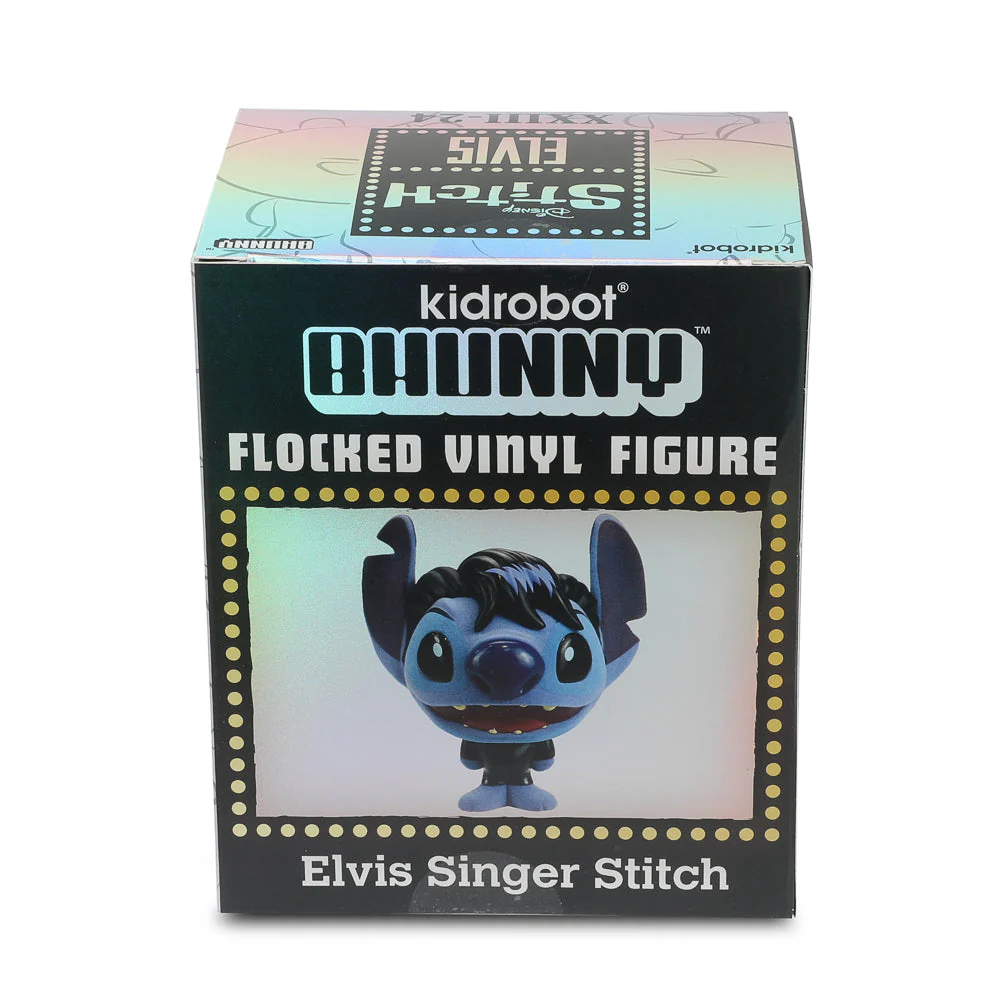 Disney Stitch - Singer Elvis Bhunny 4" Flocked Vinyl Figure - Image 11