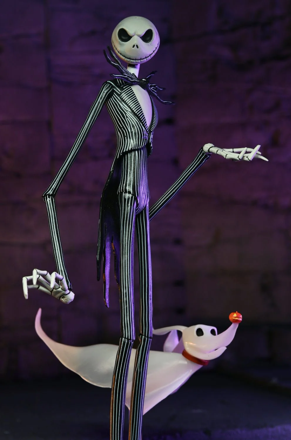 Disney Tim Burton’s The Nightmare Before Christmas - Ultimate Jack Skellington 7” Scale Action Figure - Image 2