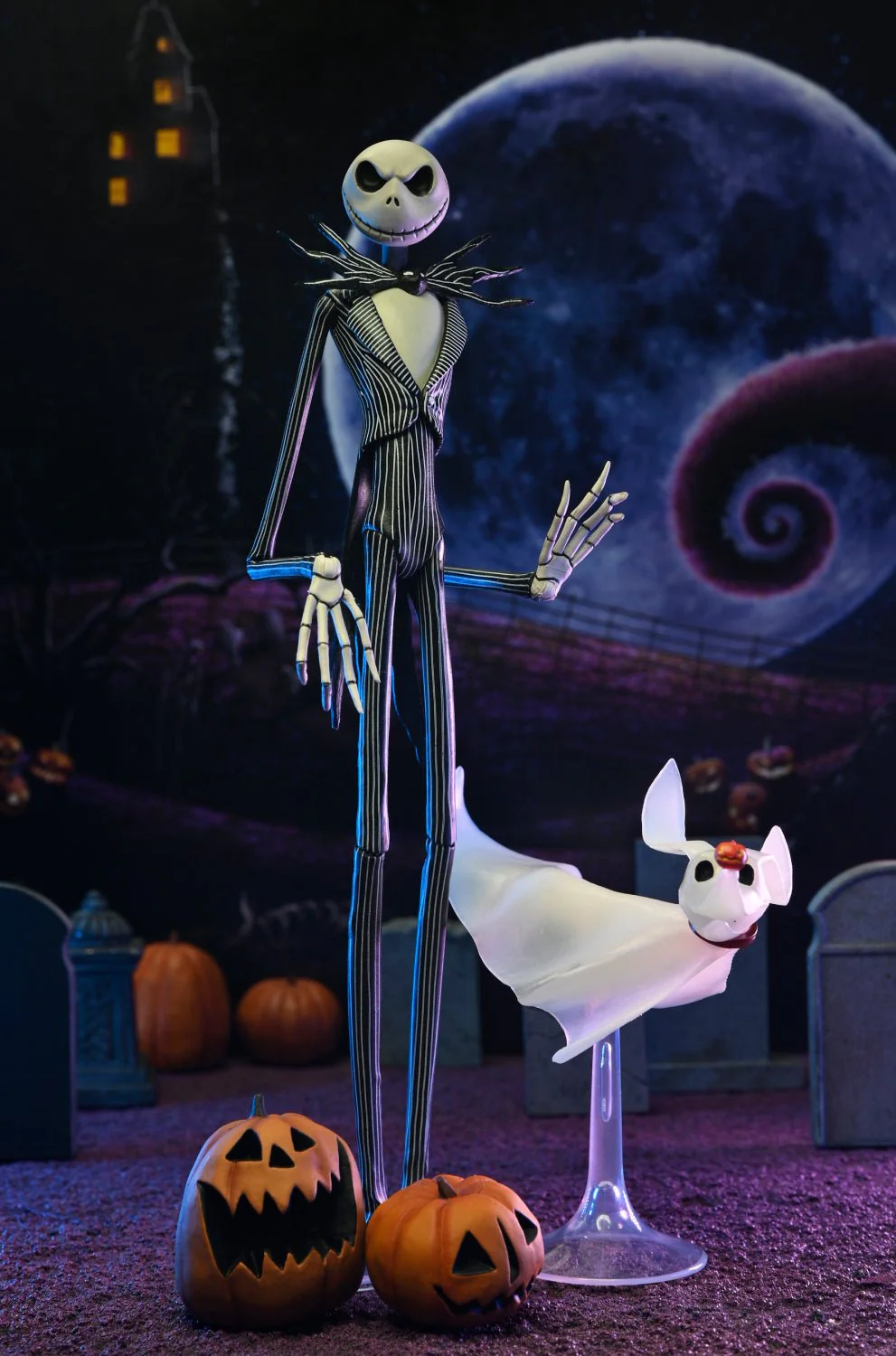 Disney Tim Burton’s The Nightmare Before Christmas - Ultimate Jack Skellington 7” Scale Action Figure - Image 3