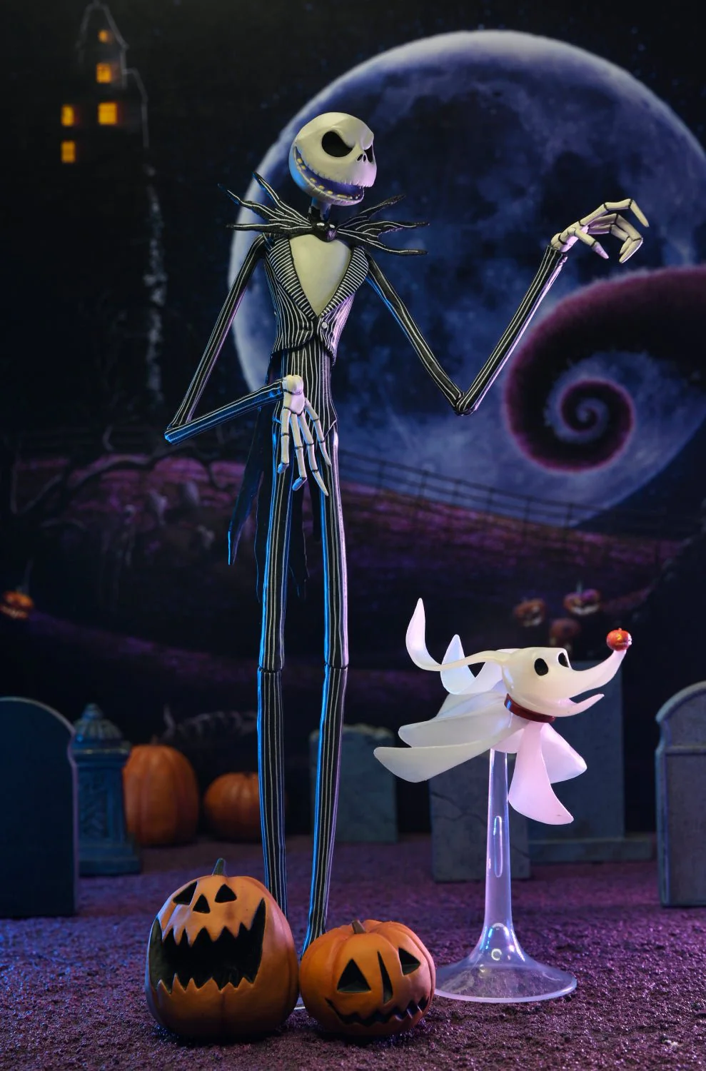Disney Tim Burton’s The Nightmare Before Christmas - Ultimate Jack Skellington 7” Scale Action Figure - Image 6