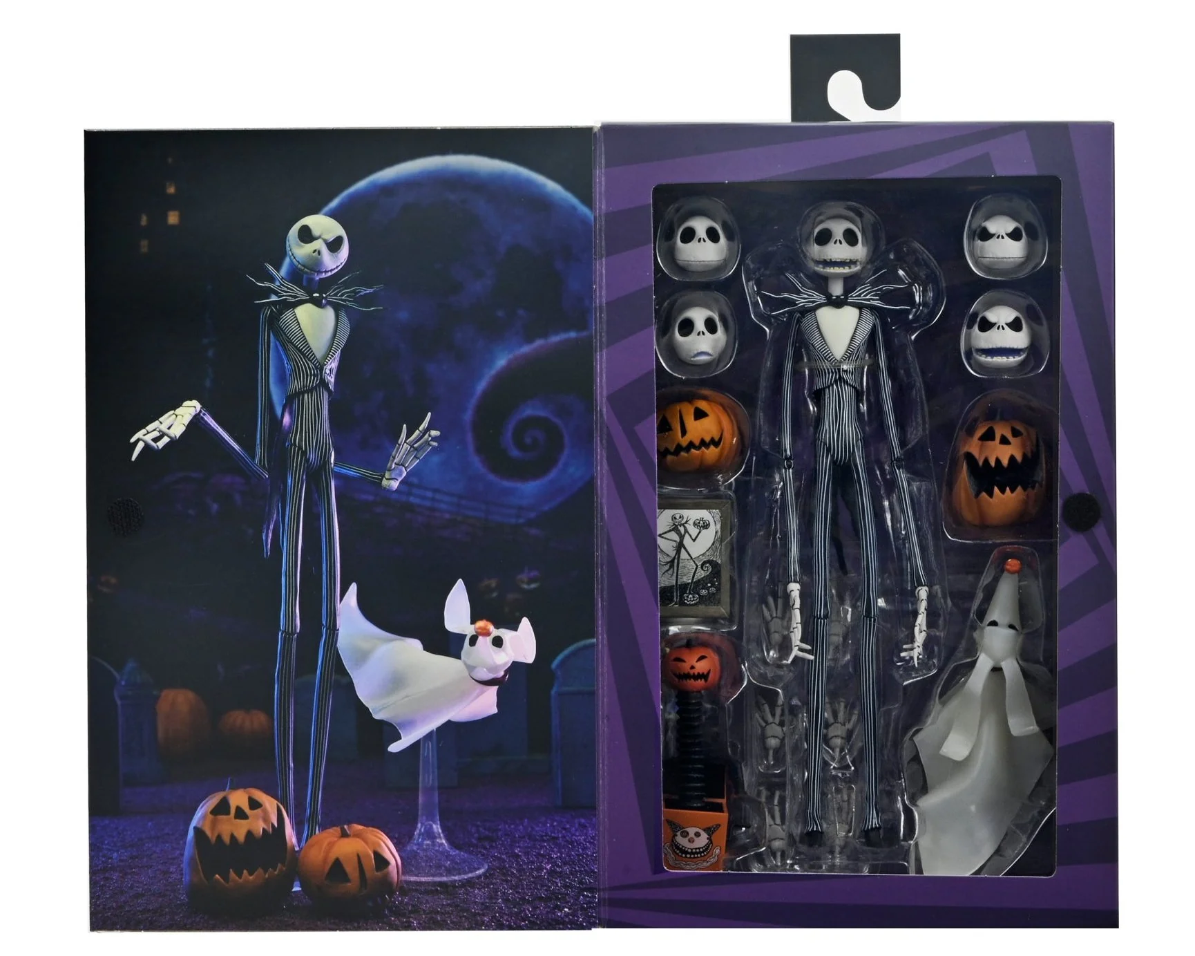 Disney Tim Burton’s The Nightmare Before Christmas - Ultimate Jack Skellington 7” Scale Action Figure - Image 9