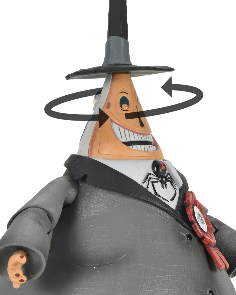 Disney Tim Burton’s The Nightmare Before Christmas - Ultimate Mayor of Halloween Town 7” Scale Action Figure - Image 4
