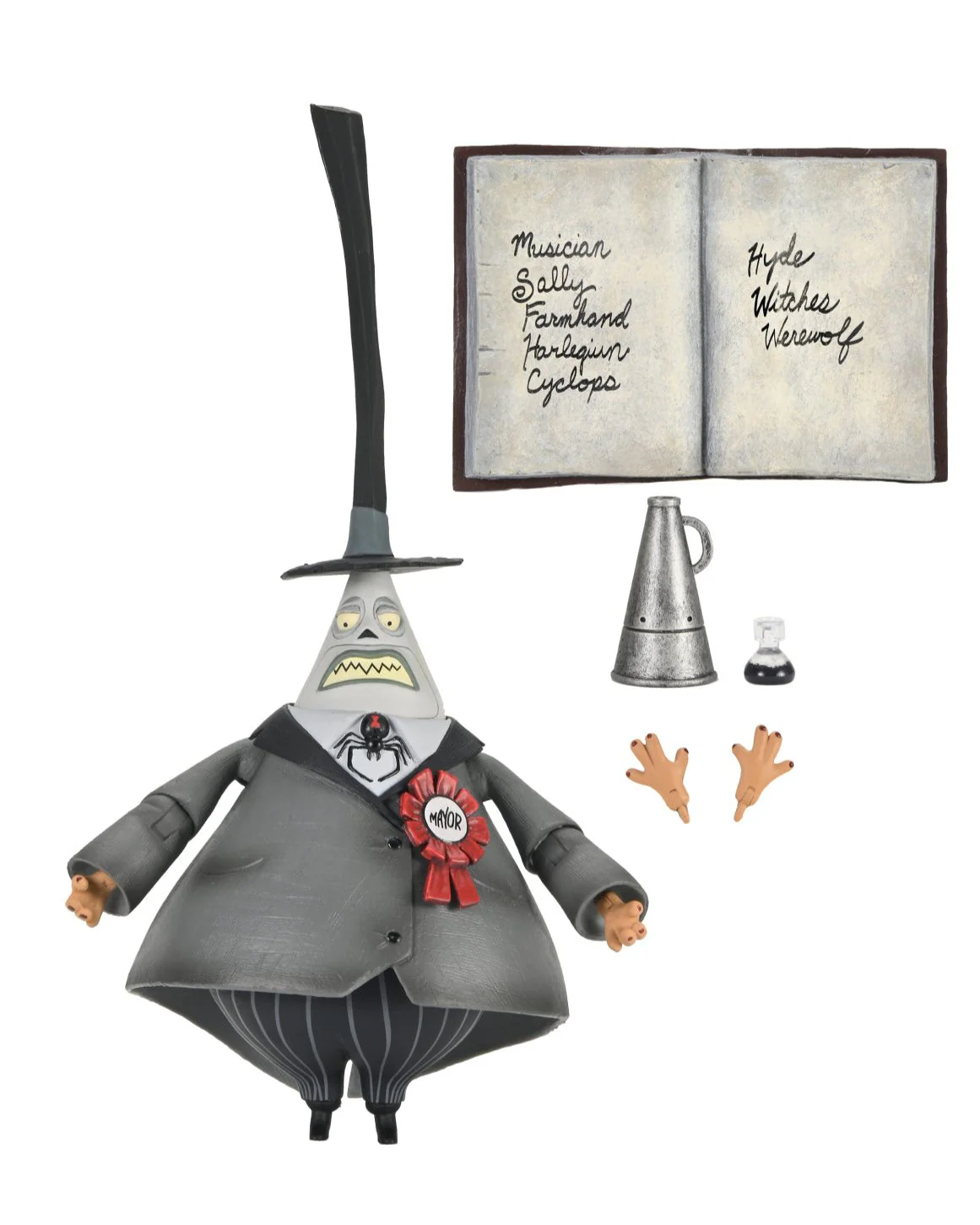 Disney Tim Burton’s The Nightmare Before Christmas - Ultimate Mayor of Halloween Town 7” Scale Action Figure - Image 5