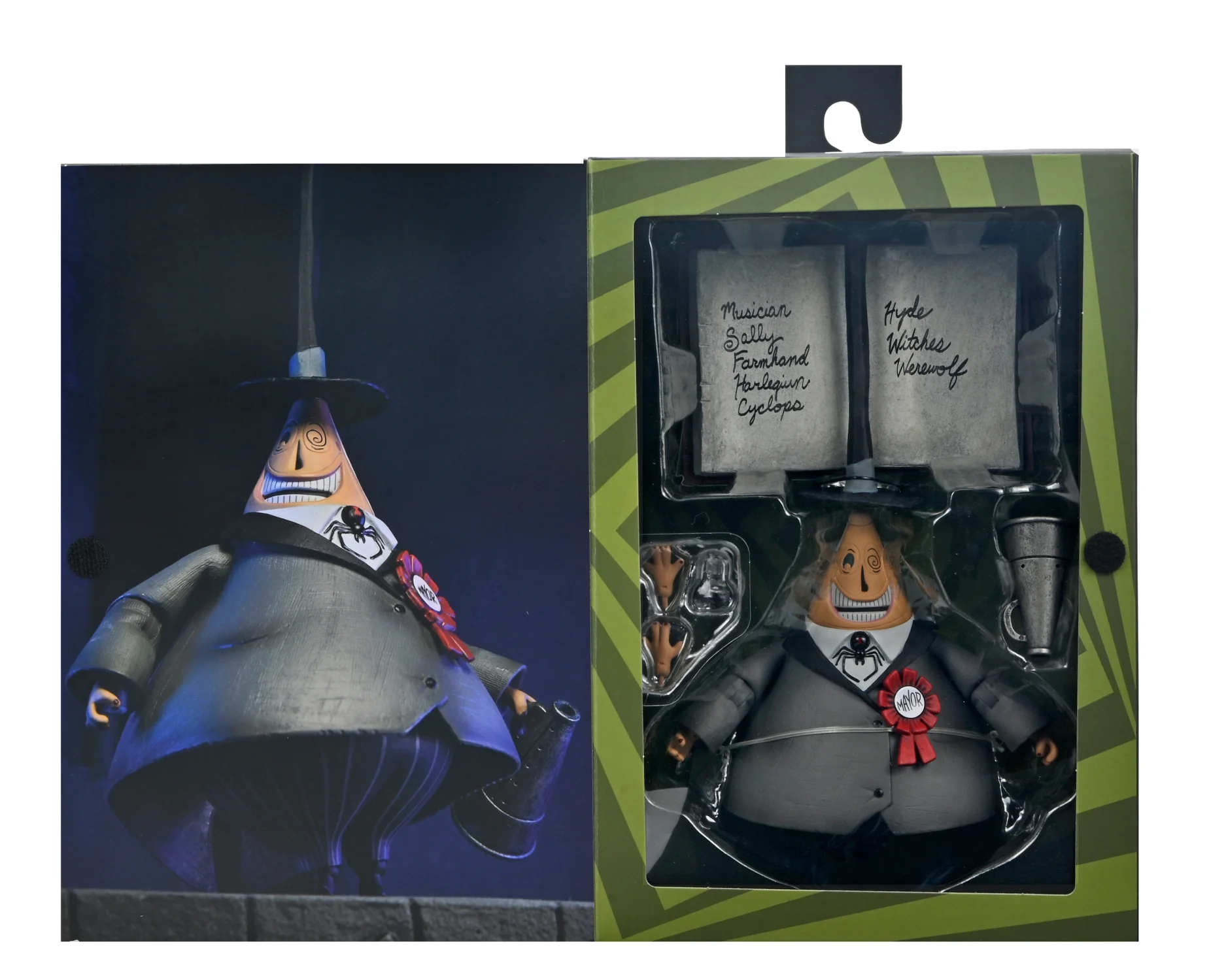 Disney Tim Burton’s The Nightmare Before Christmas - Ultimate Mayor of Halloween Town 7” Scale Action Figure - Image 6