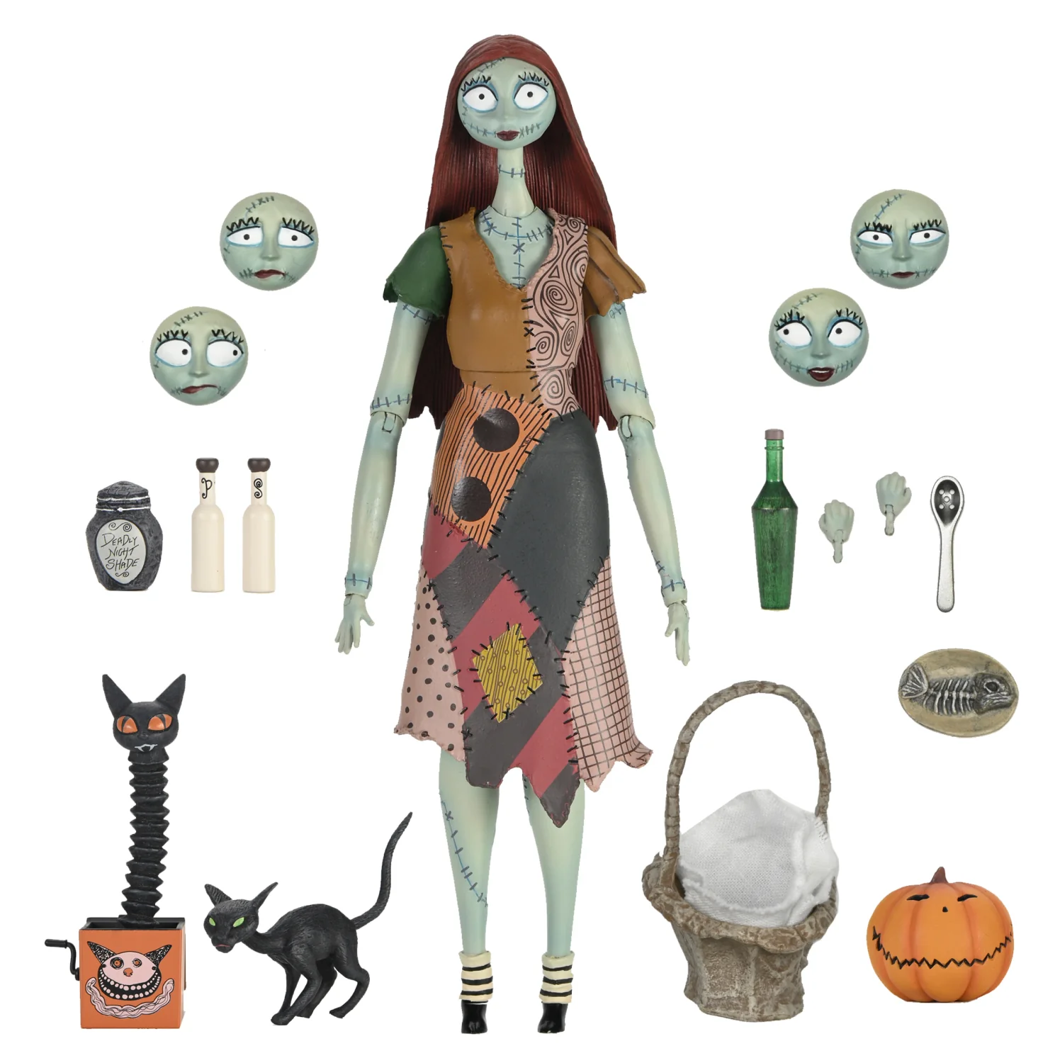 Disney Tim Burton’s The Nightmare Before Christmas - Ultimate Sally 7” Scale Action Figure - Image 6