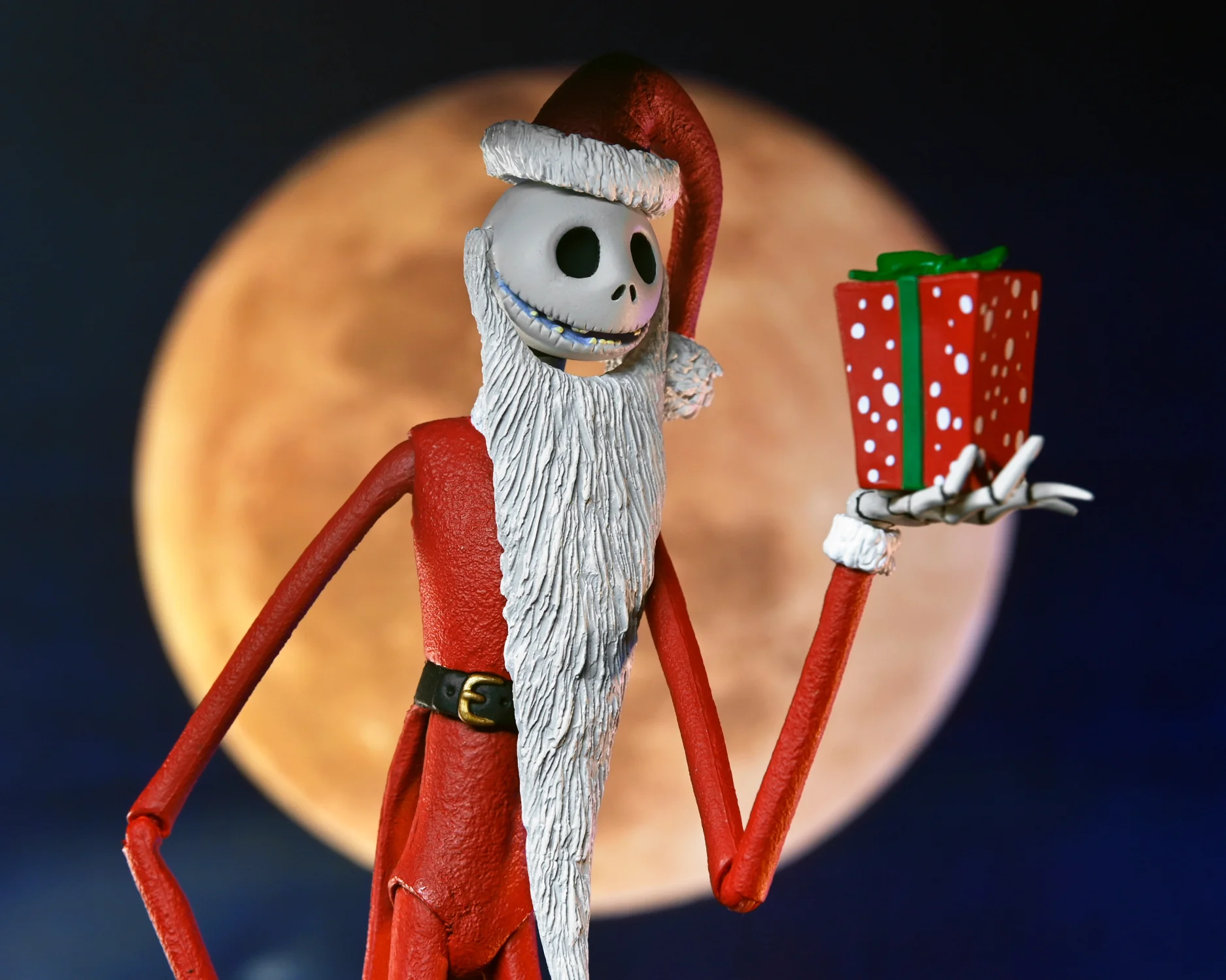 Disney Tim Burton’s The Nightmare Before Christmas - Ultimate Santa Jack 7” Scale Action Figure - Image 4