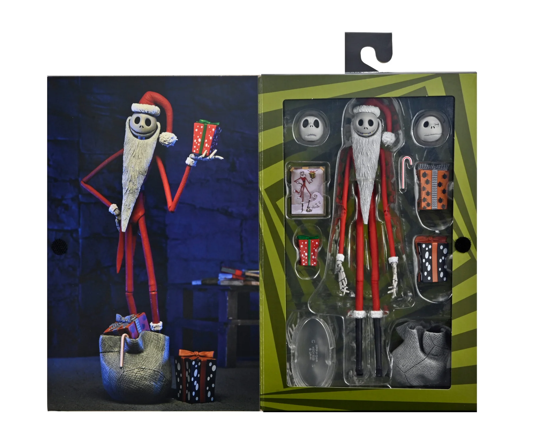 Disney Tim Burton’s The Nightmare Before Christmas - Ultimate Santa Jack 7” Scale Action Figure - Image 6