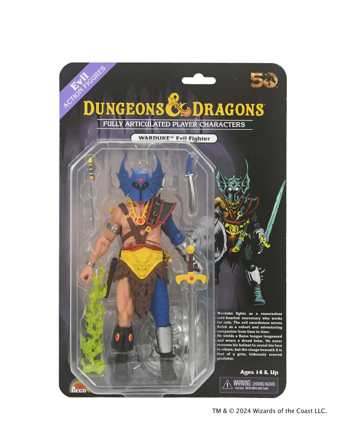Dungeons & Dragons - 50th Anniversary Warduke 7" Scale Figure on Blister Card - Image 10