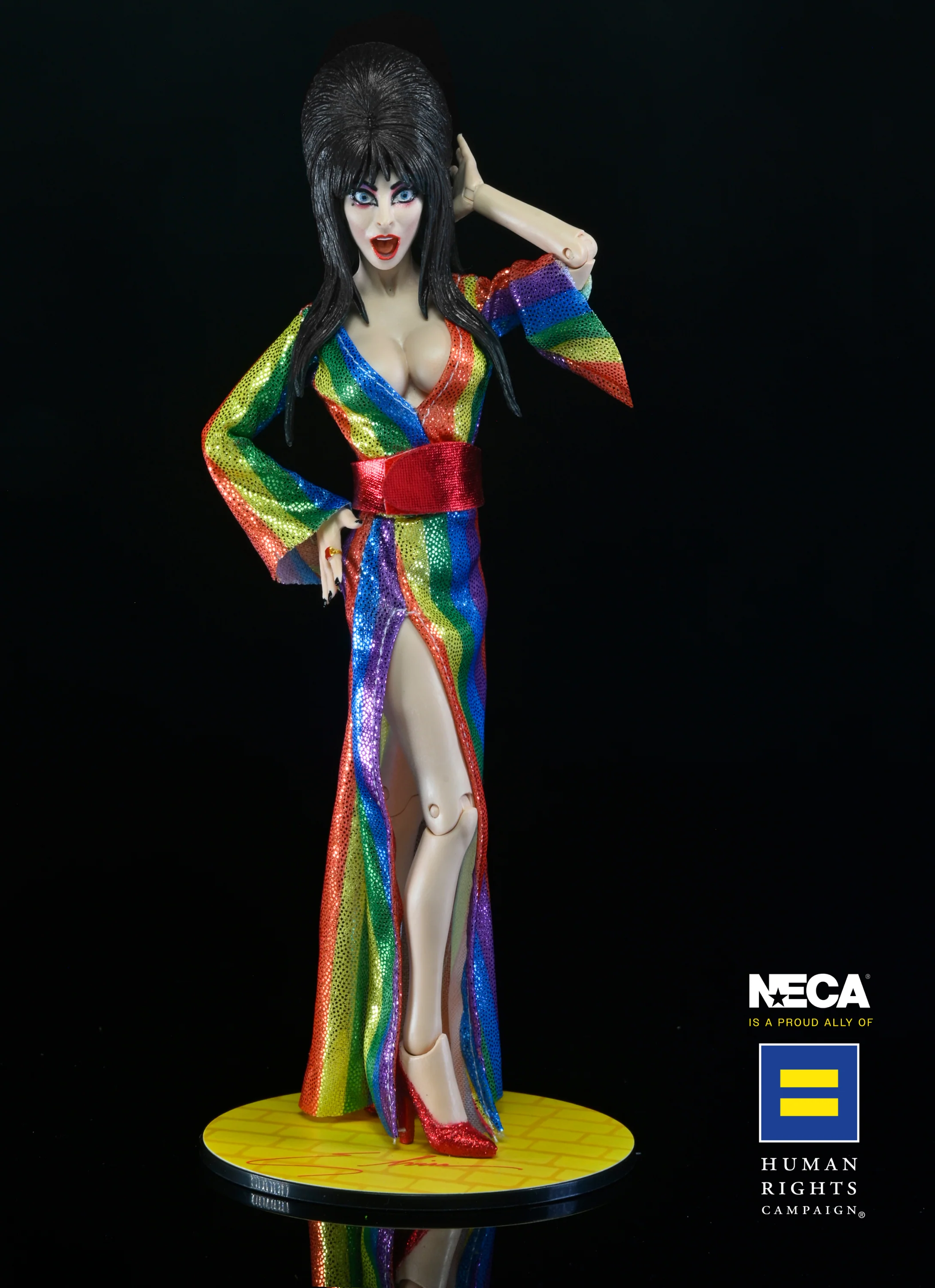 Elvira - Over the Rainbow Elvira (Pride) 8" Clothed Figure