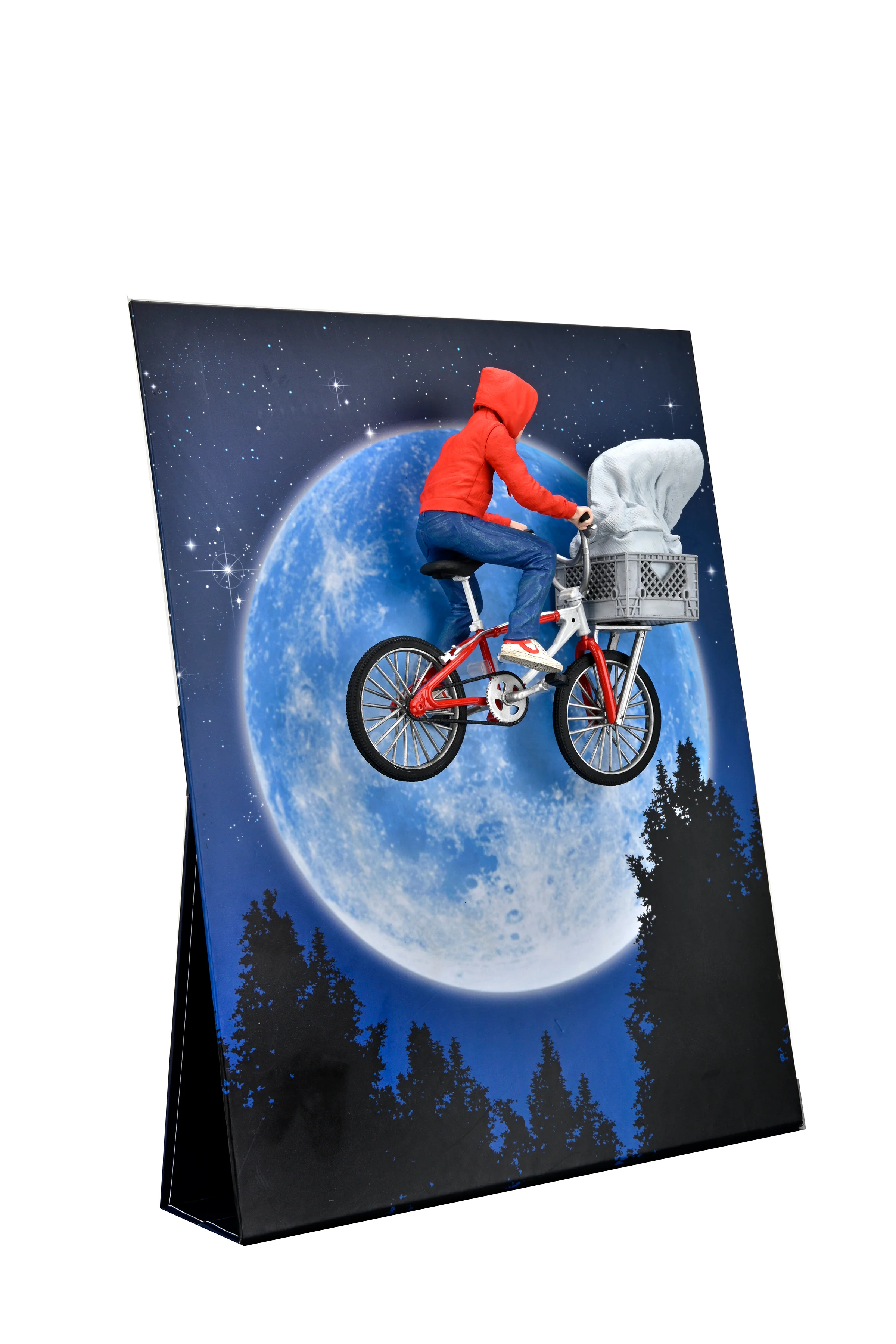 E.T. The Extra-Terrestrial - Elliott & E.T. on Bicycle (40th Anniversary) 7" Scale Action Figure - Image 10