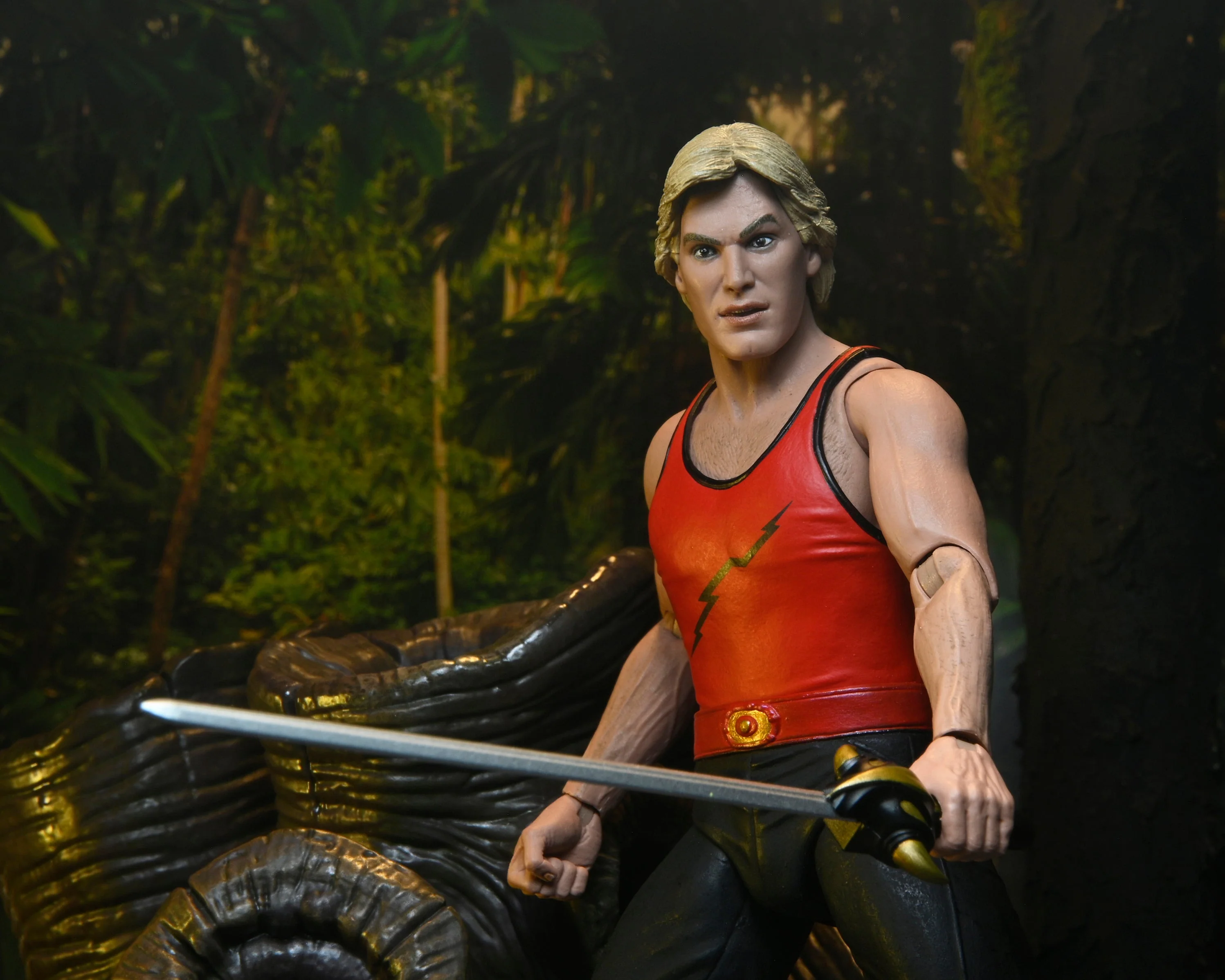 Flash Gordon (1980) - King Features - Deluxe Flash Gordon "Wood Beast Challenge" 7” Scale Action Figure (2024 Con Exclusive) - Image 11
