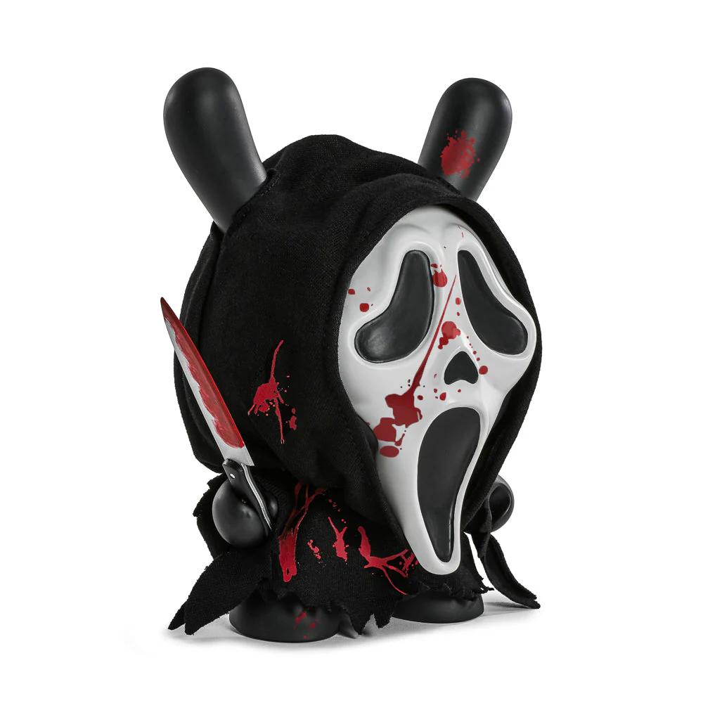 Ghost Face 8" Dunny Glow-in-the-Dark Vinyl Art Figure - Bloody Edition (PRE-ORDER) - Image 6