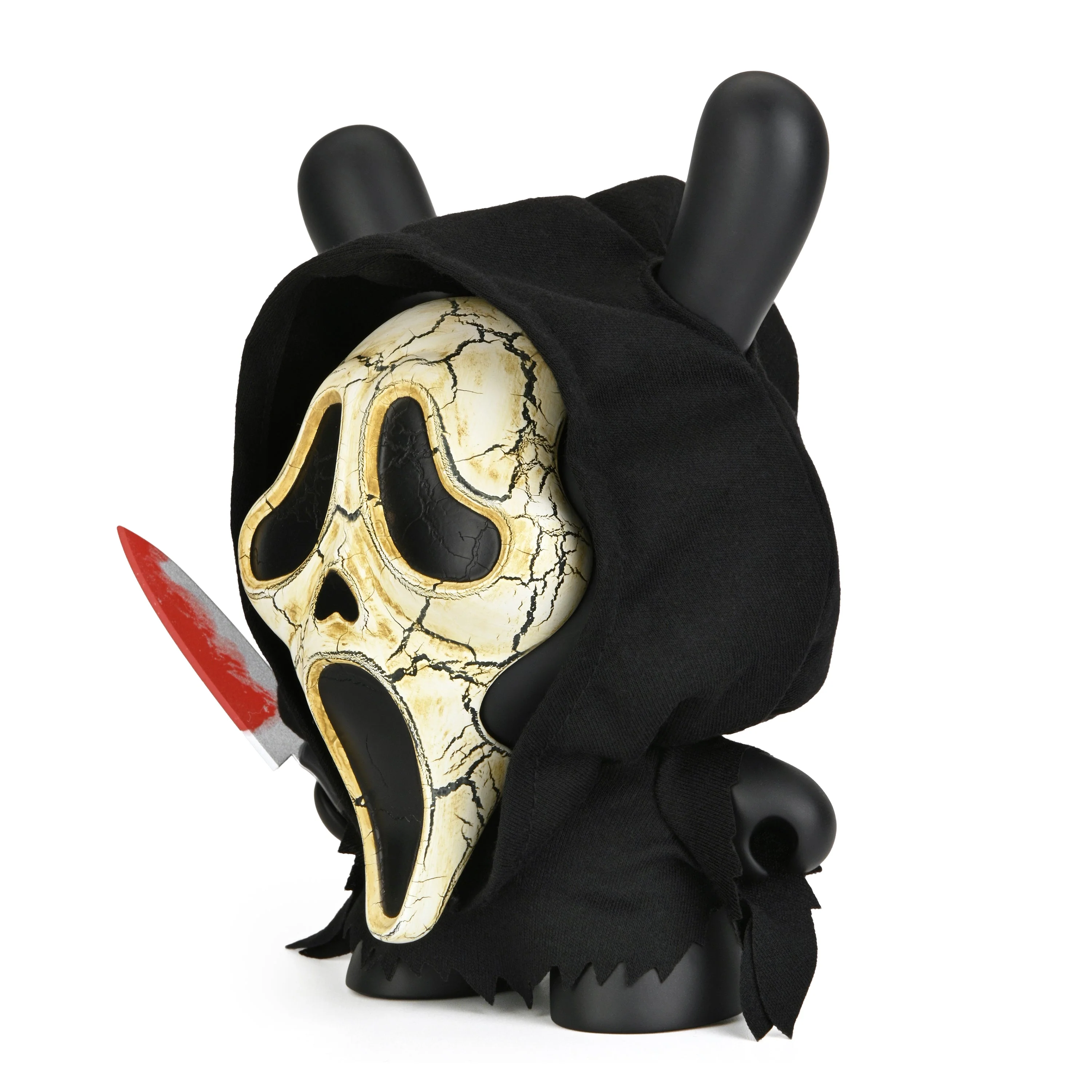 Ghost Face 8" Dunny Vinyl Art Figure - Aged Mask Edition (Limited Edition to 150) (PRE-ORDER) - Image 3