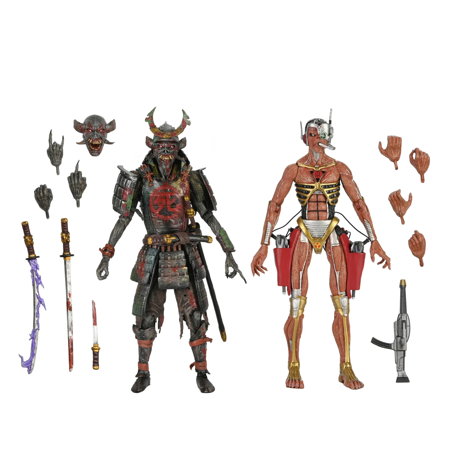 Iron Maiden - Future Past World Tour Ultimate Senjutsu Eddie and Somewhere in Time Eddie 7" Scale Action Figure 2-Pack - Image 11