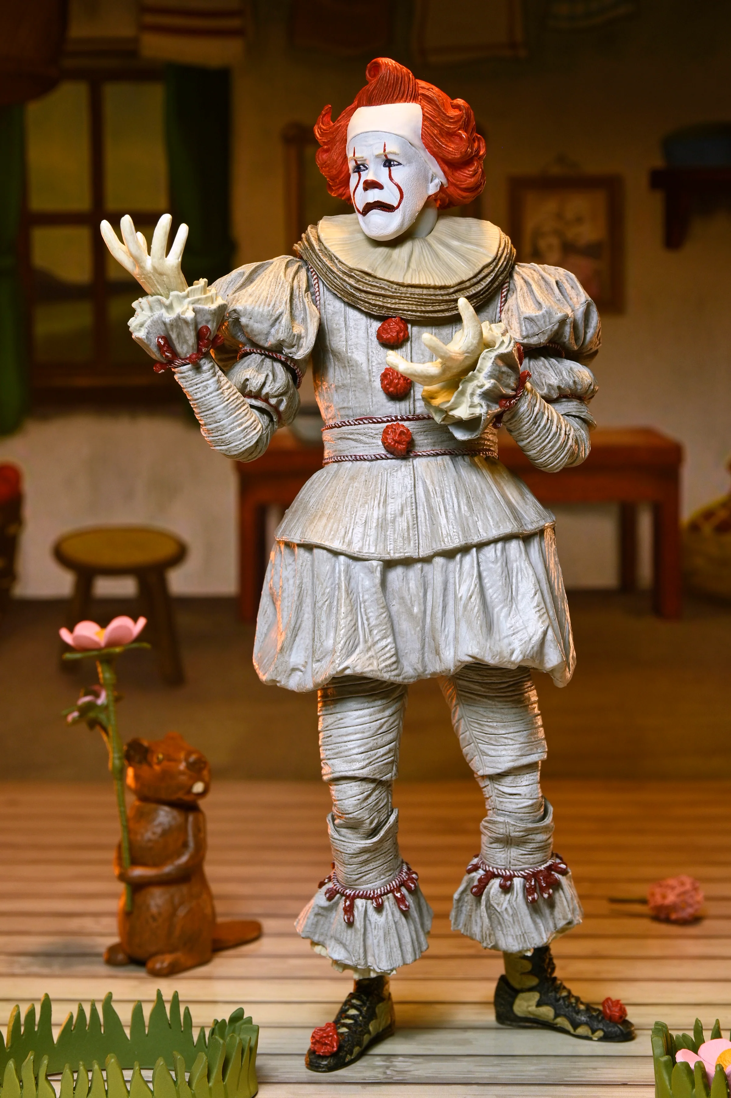 IT: Welcome to Derry - Ultimate Bob Gray as Pennywise 7" Scale Action Figure - Image 5